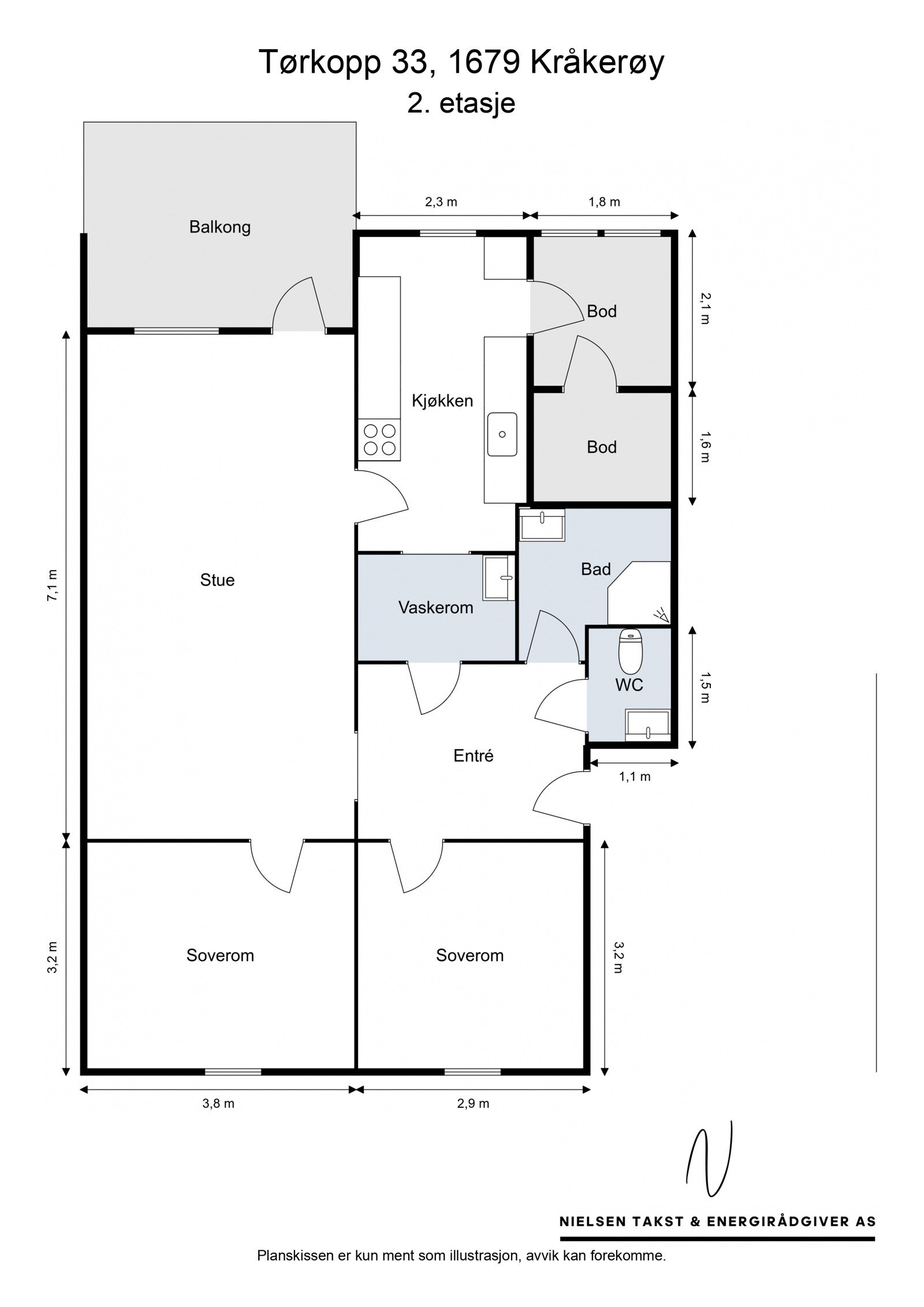 Plantegning Galleribilde