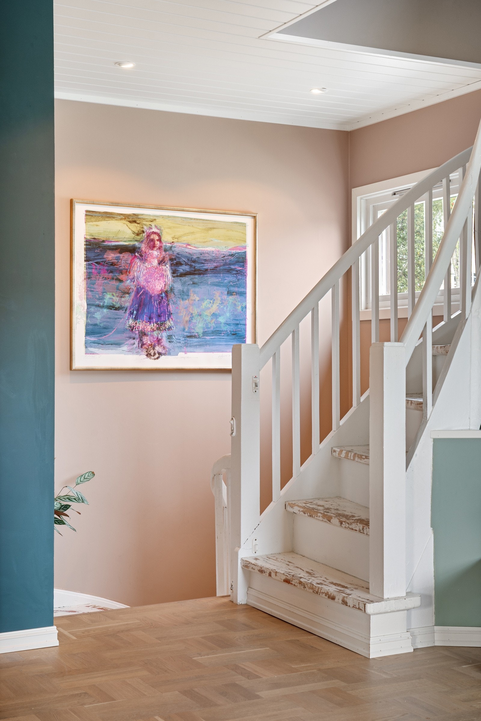 Trappegangen leder deg så videre til loftet Galleribilde