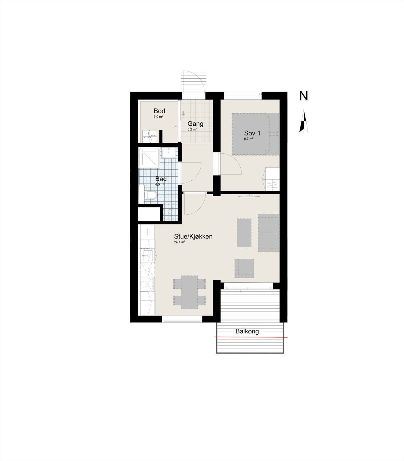Plantegning Galleribilde