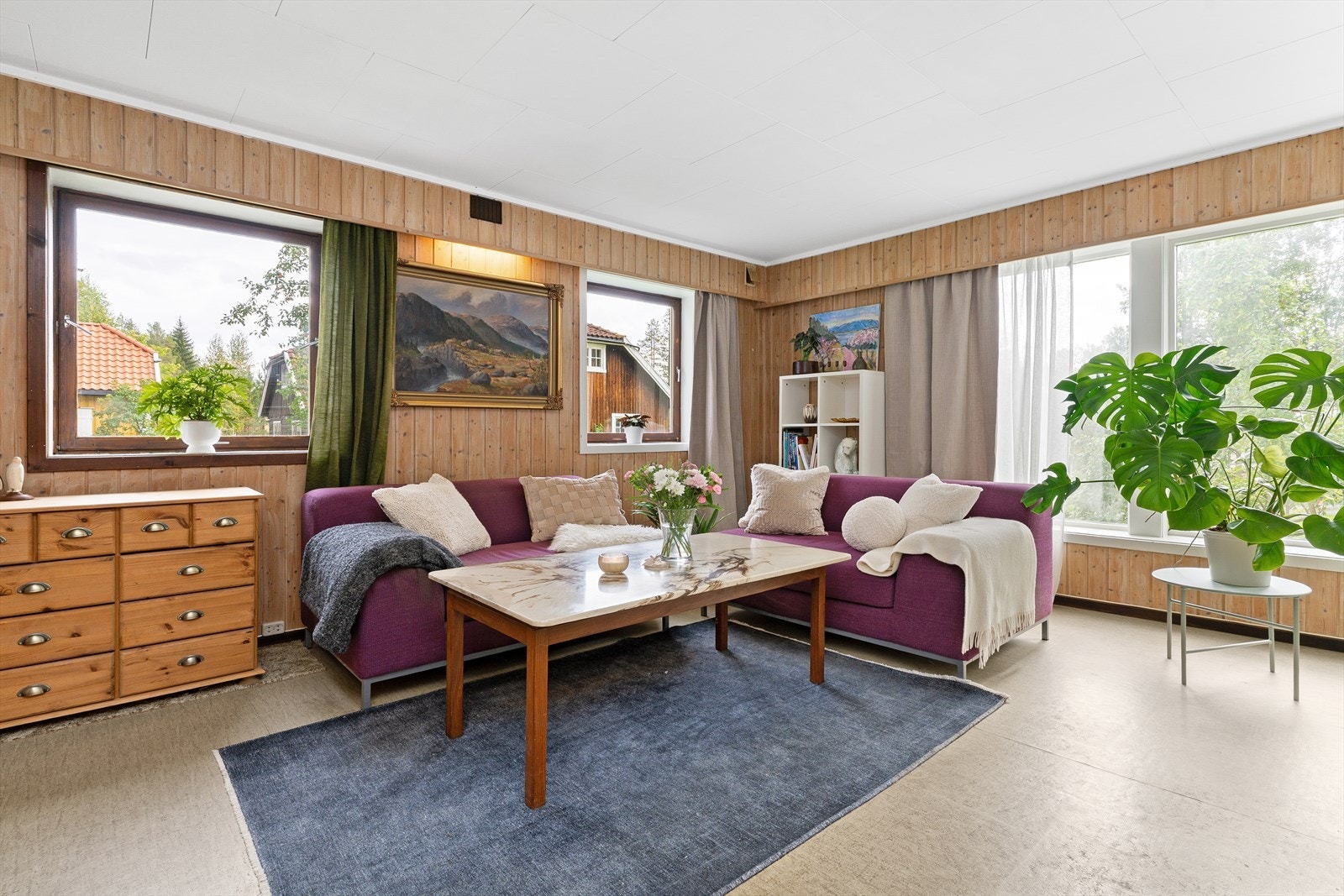 Her får man gjennomlys fra 3 sider, og boltreplassen er god. Galleribilde