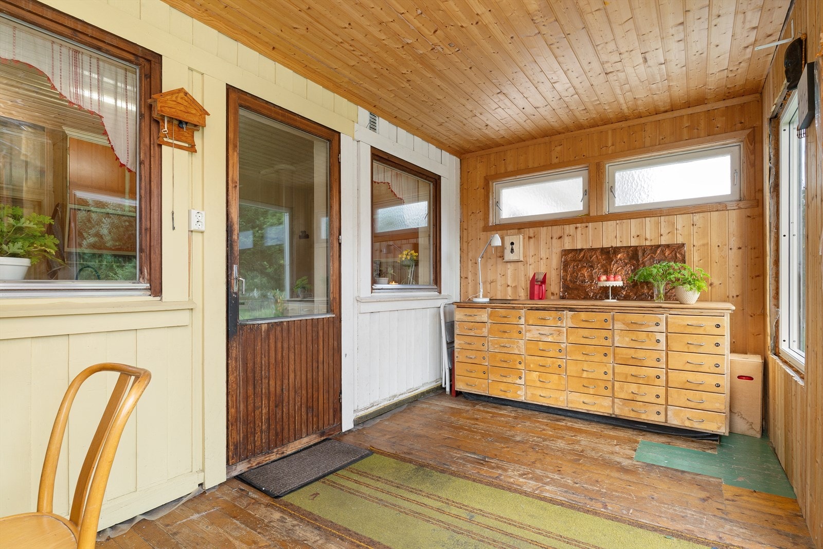 Vindfanget foran kjøkkenet. Galleribilde