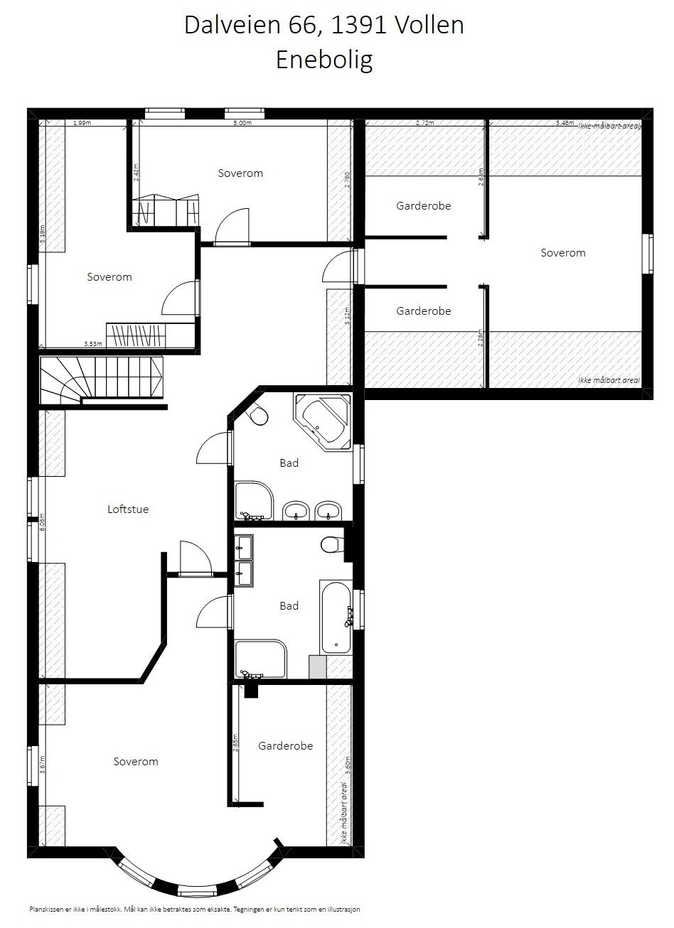 Plantegning 2. etasje. Galleribilde