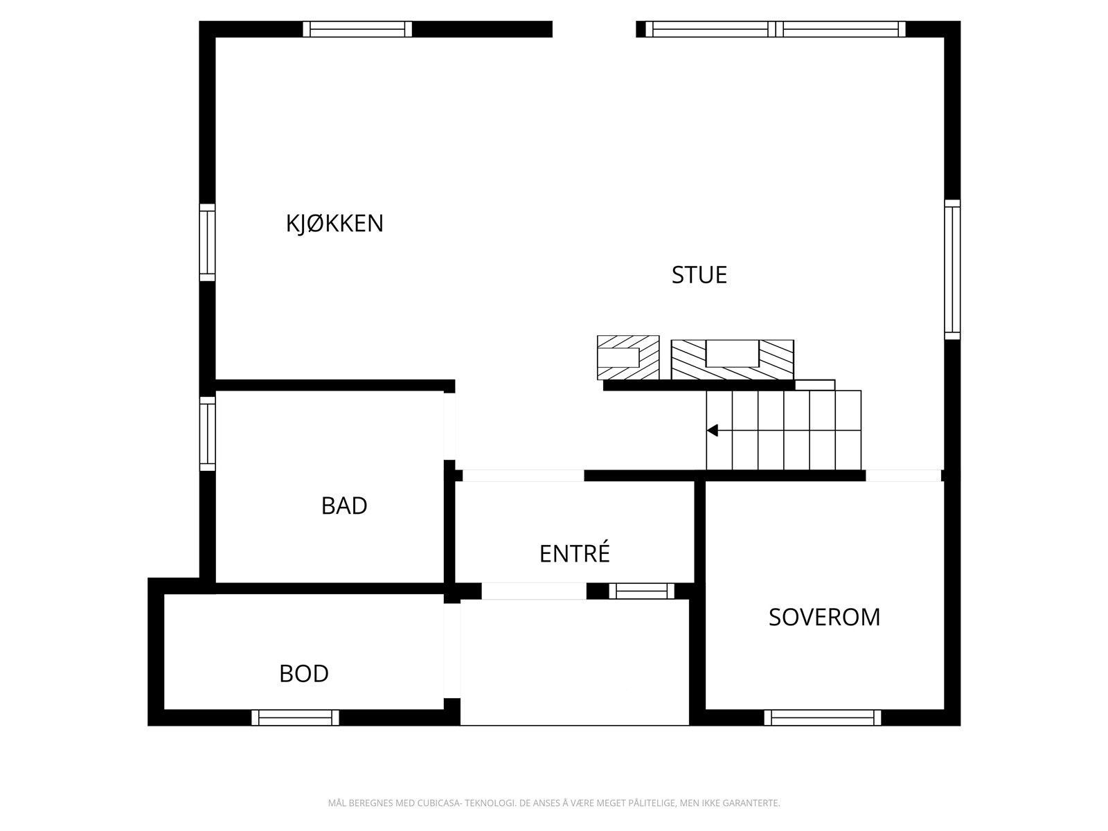 God planløsning med plass til både familie og venner. Galleribilde