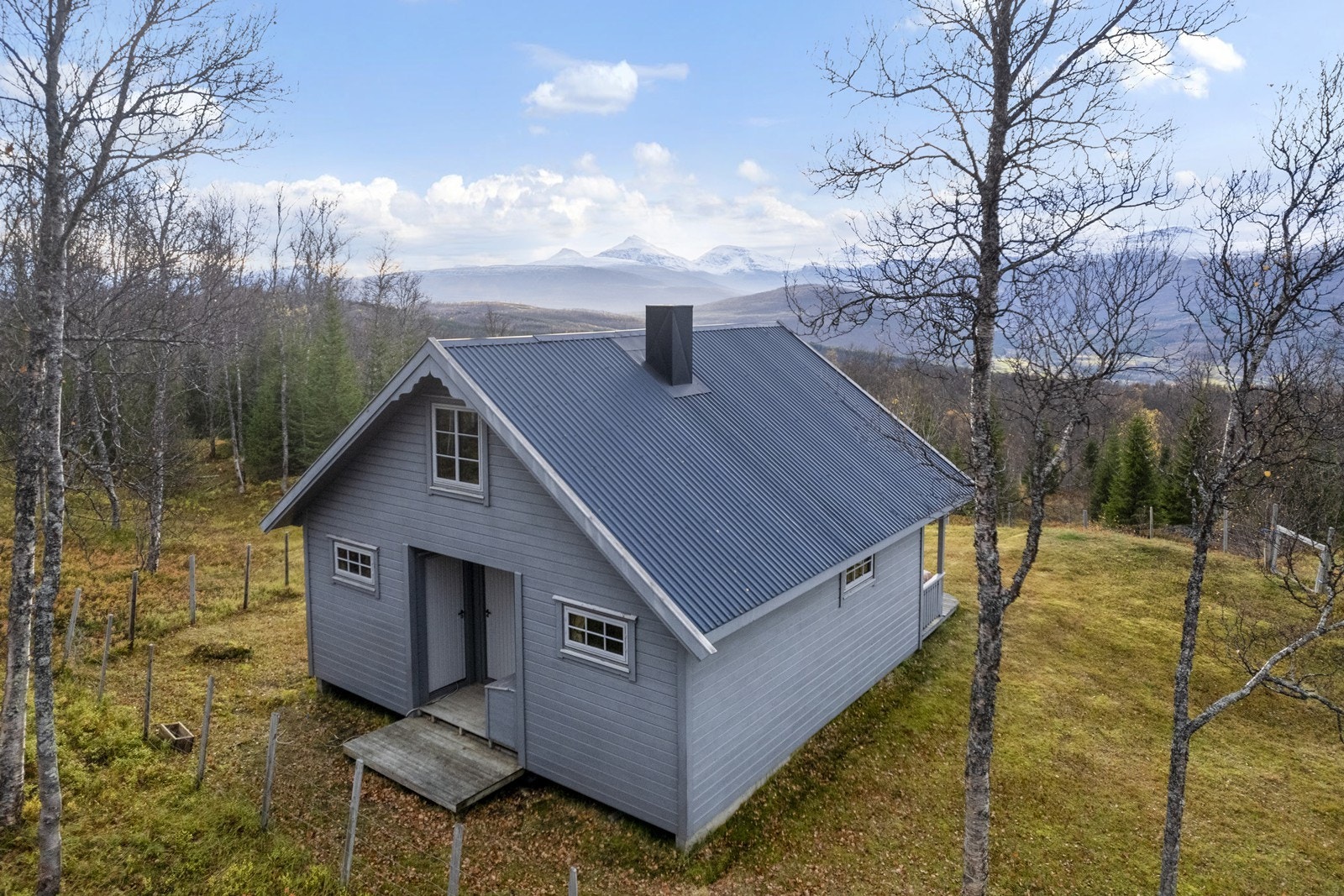 Her kan du nyte hyttelivet året rundt, uansett sesong. Galleribilde