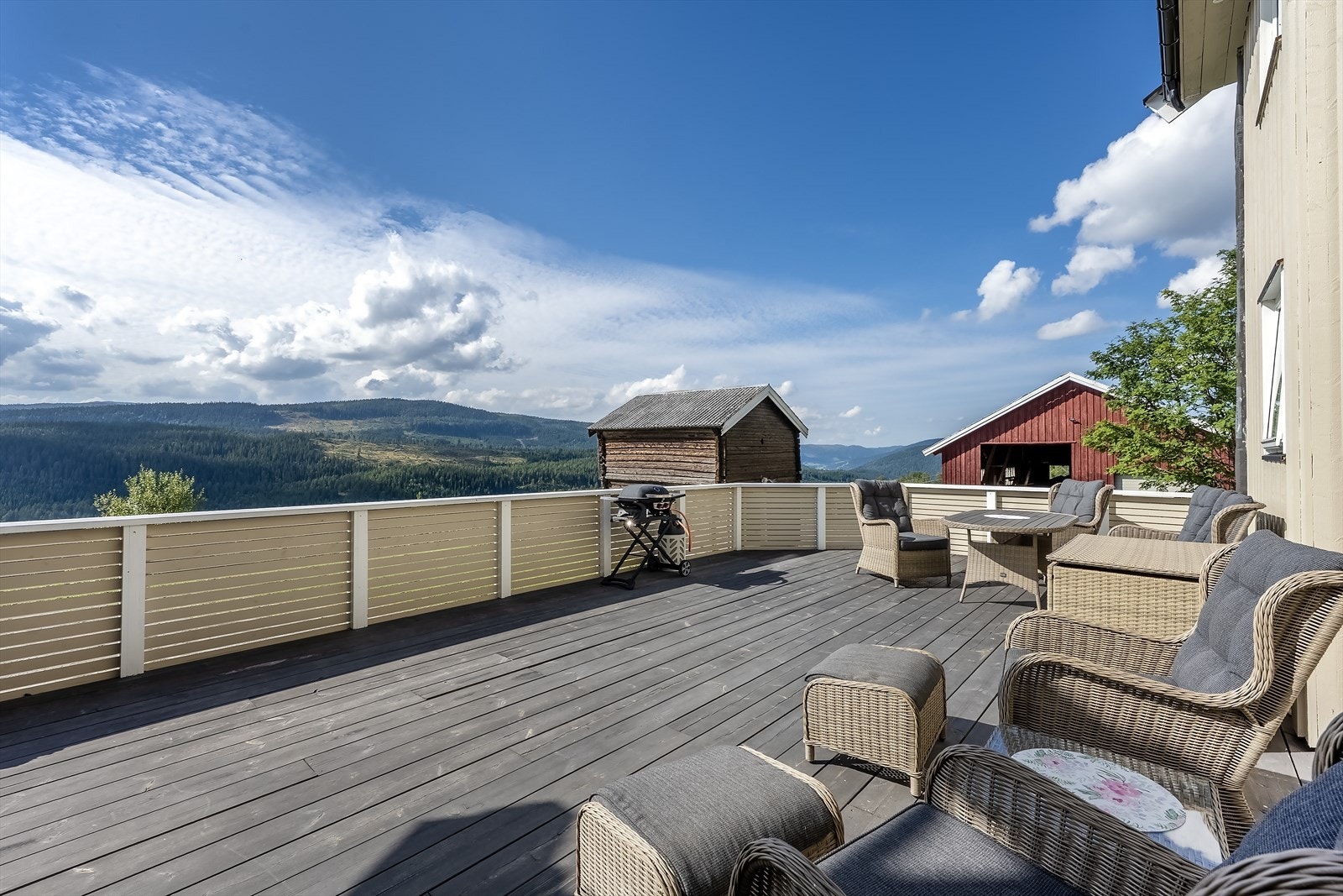 Terrasse med utsikt Galleribilde