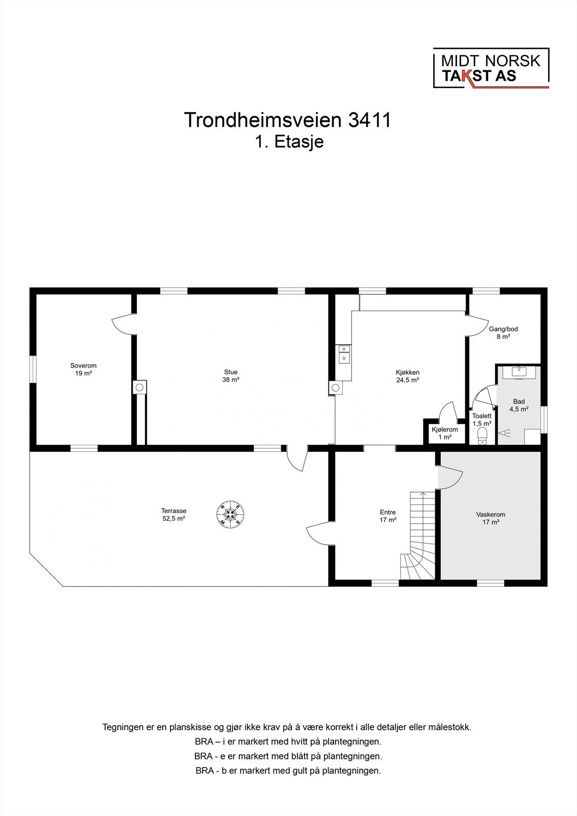 Planskisse 1. Etasje Galleribilde