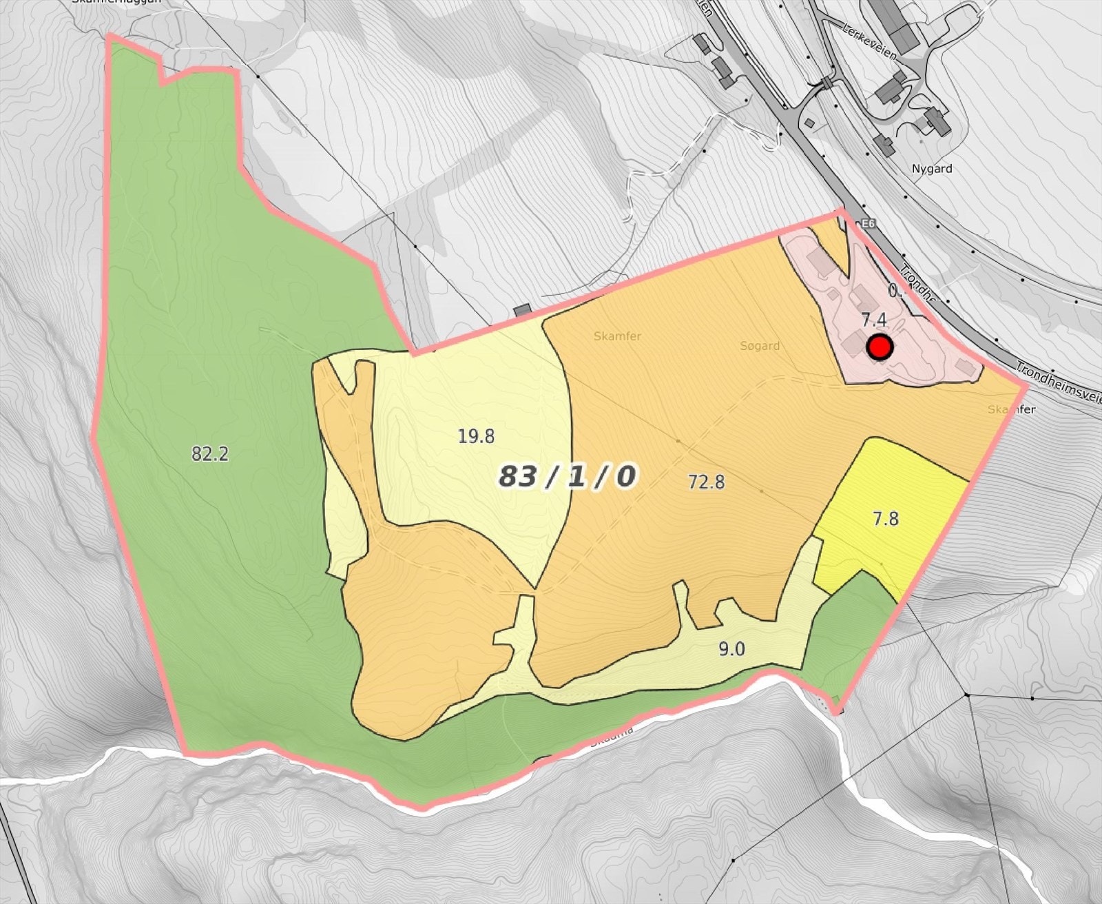 Teigen ved tunet Galleribilde