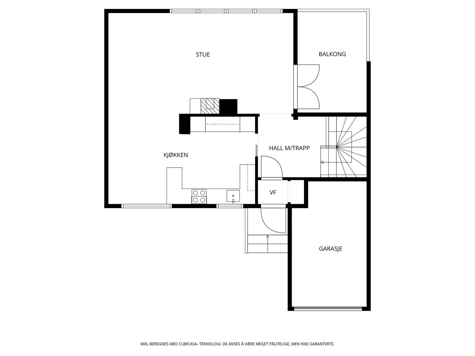 Plantegning hovedplan Galleribilde