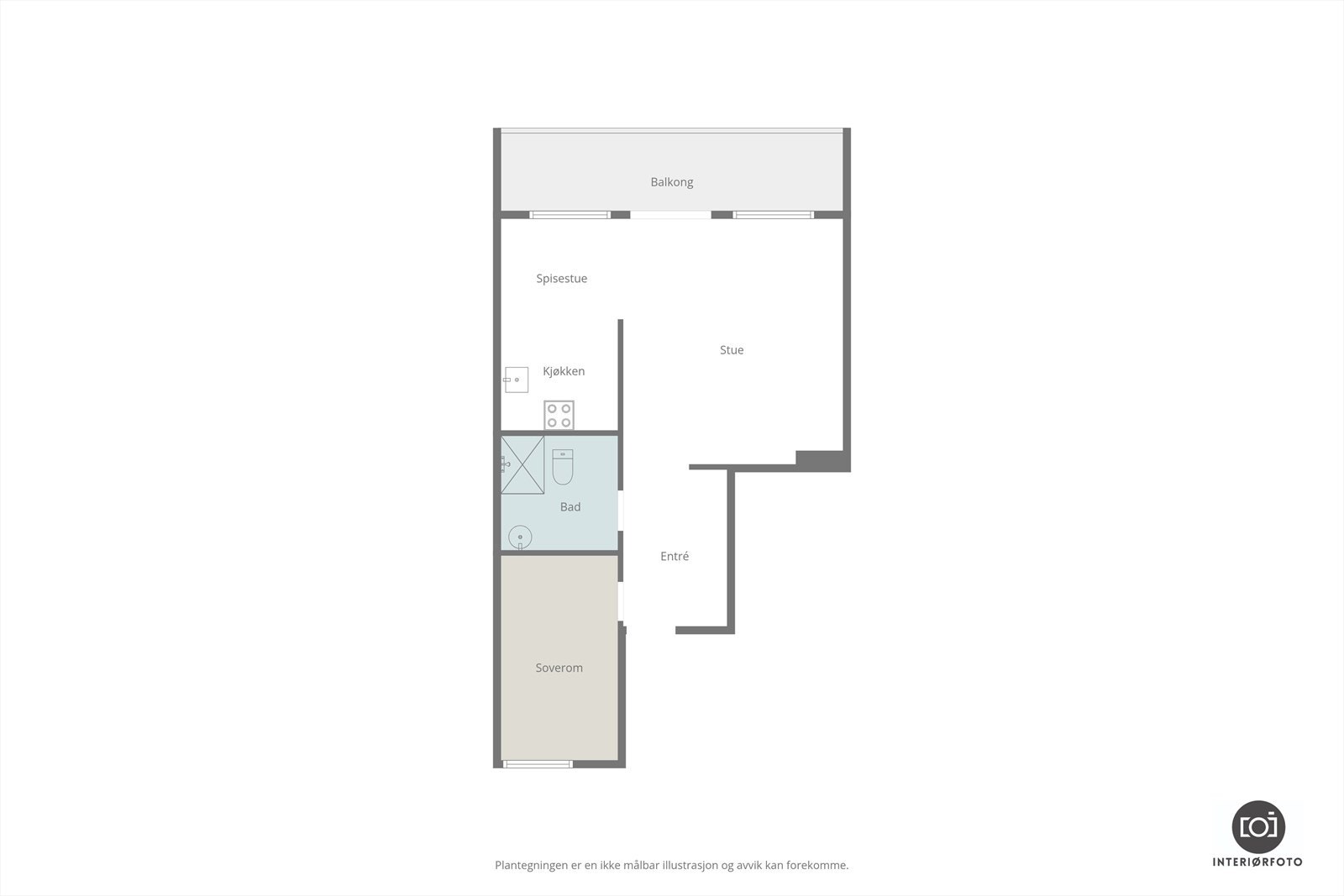 Plantegning Galleribilde