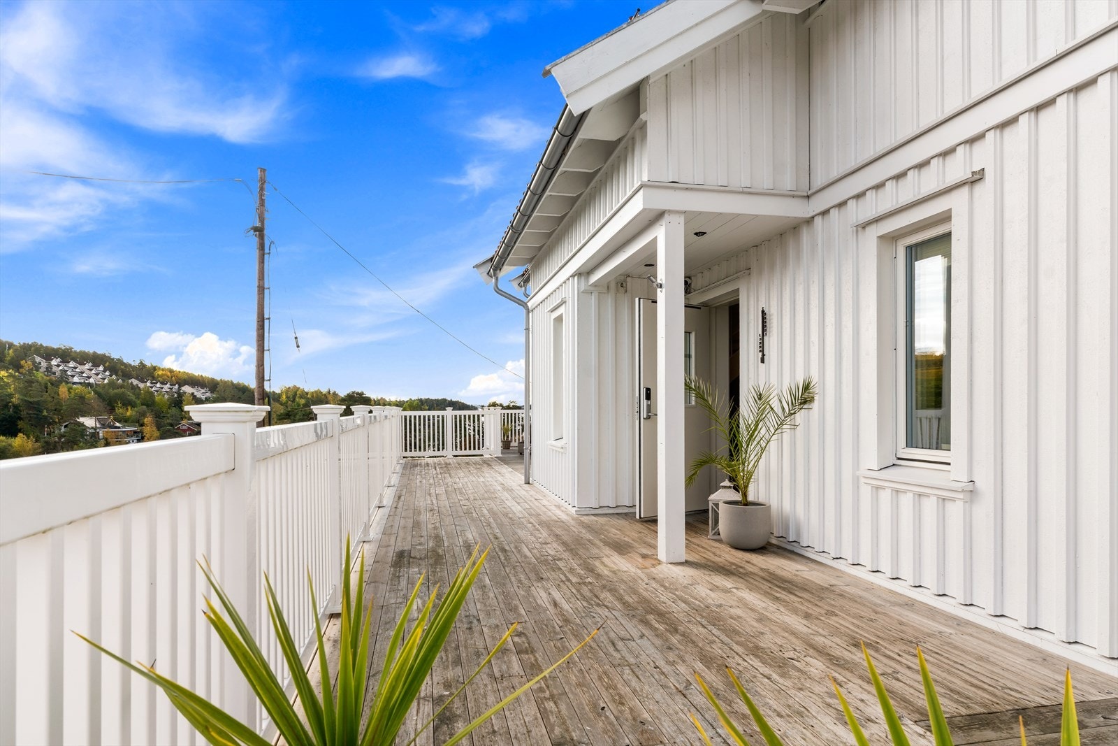 Solrik terrasse. Galleribilde