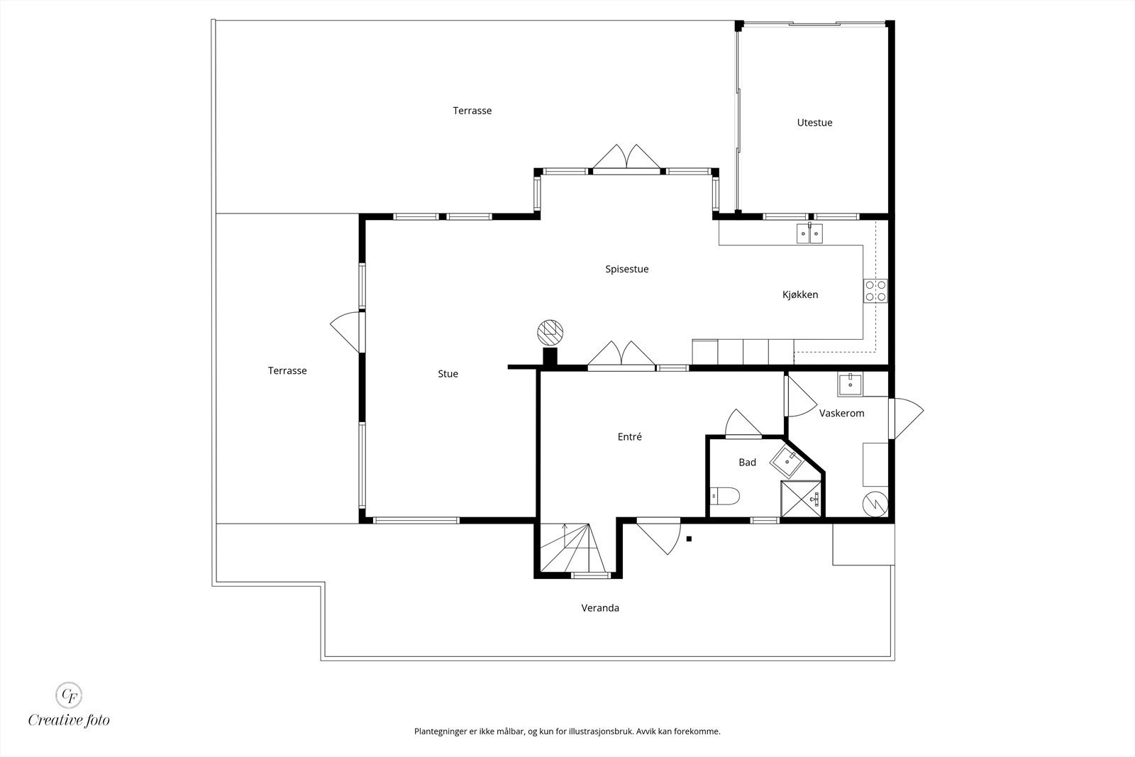 Plantegning Galleribilde