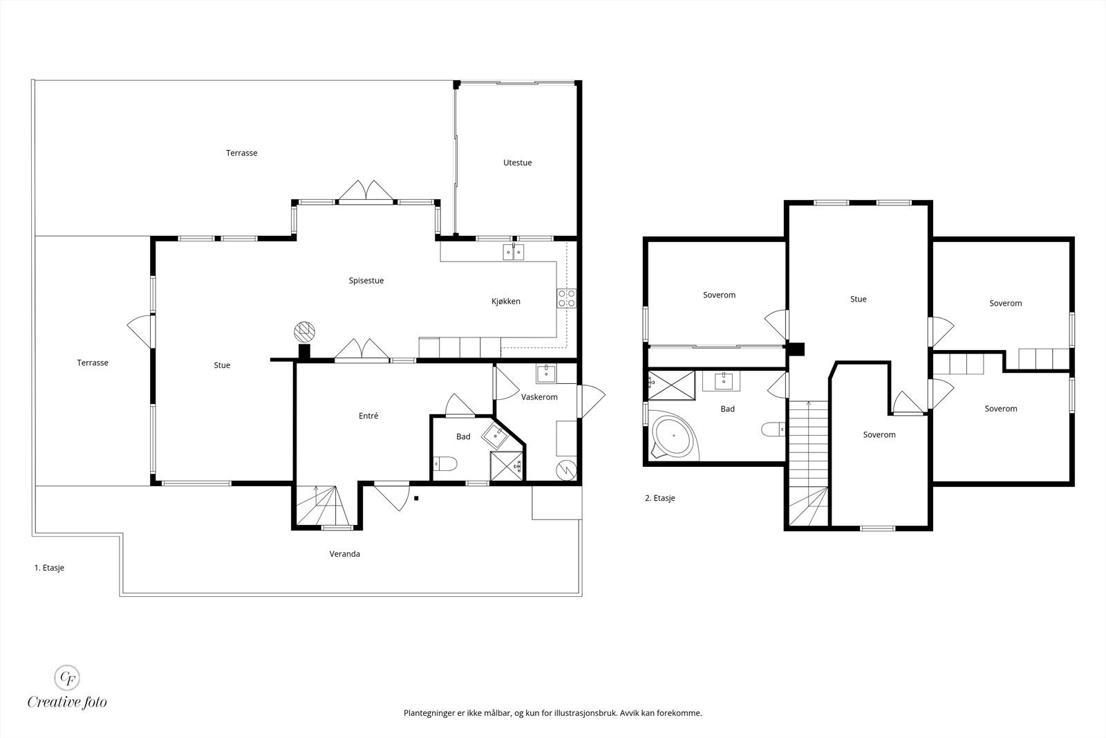 Plantegning Galleribilde