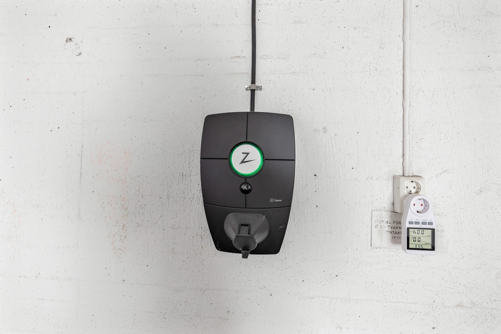 Det er montert el-billader Galleribilde