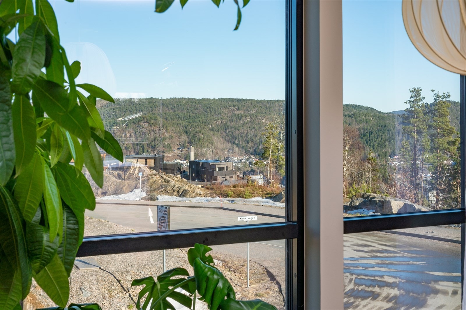 Store vinduer med utsikt Galleribilde