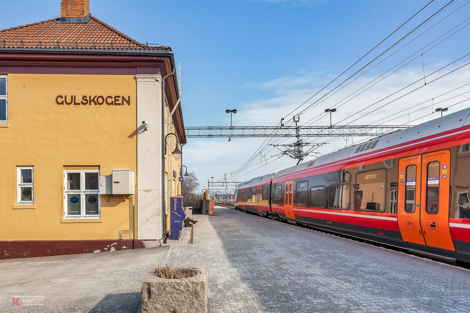 Det er også kort vei til Gulskogen togstasjon. Galleribilde