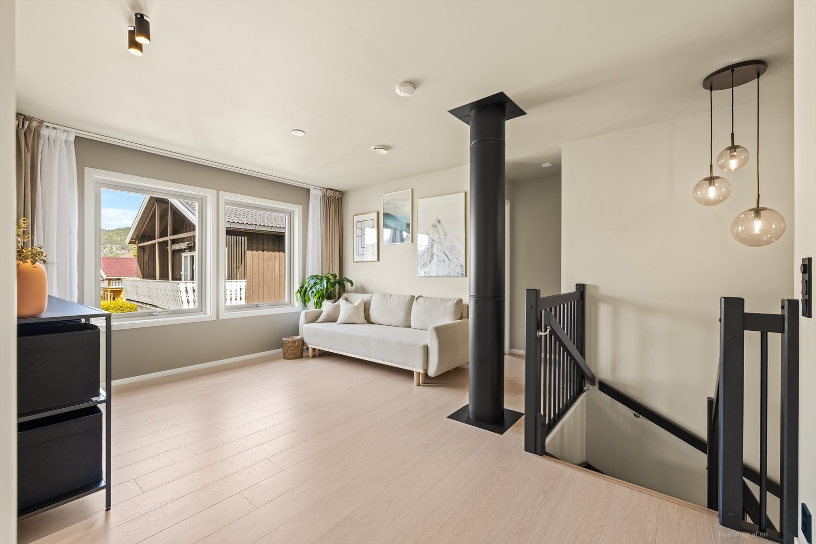 Her har du fin plass til en TV-krok. Galleribilde