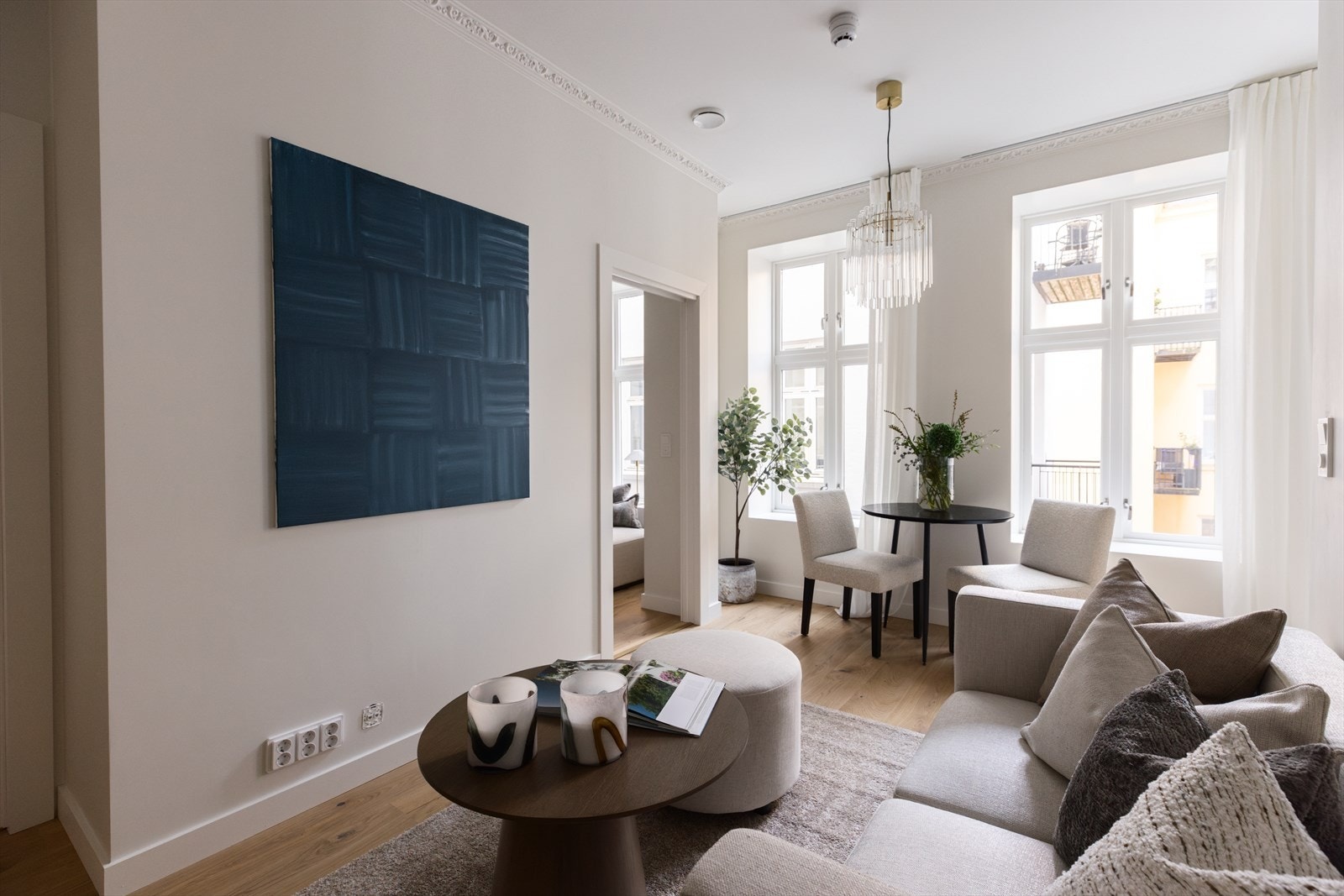 Naturlig plass til TV på vegg. Galleribilde