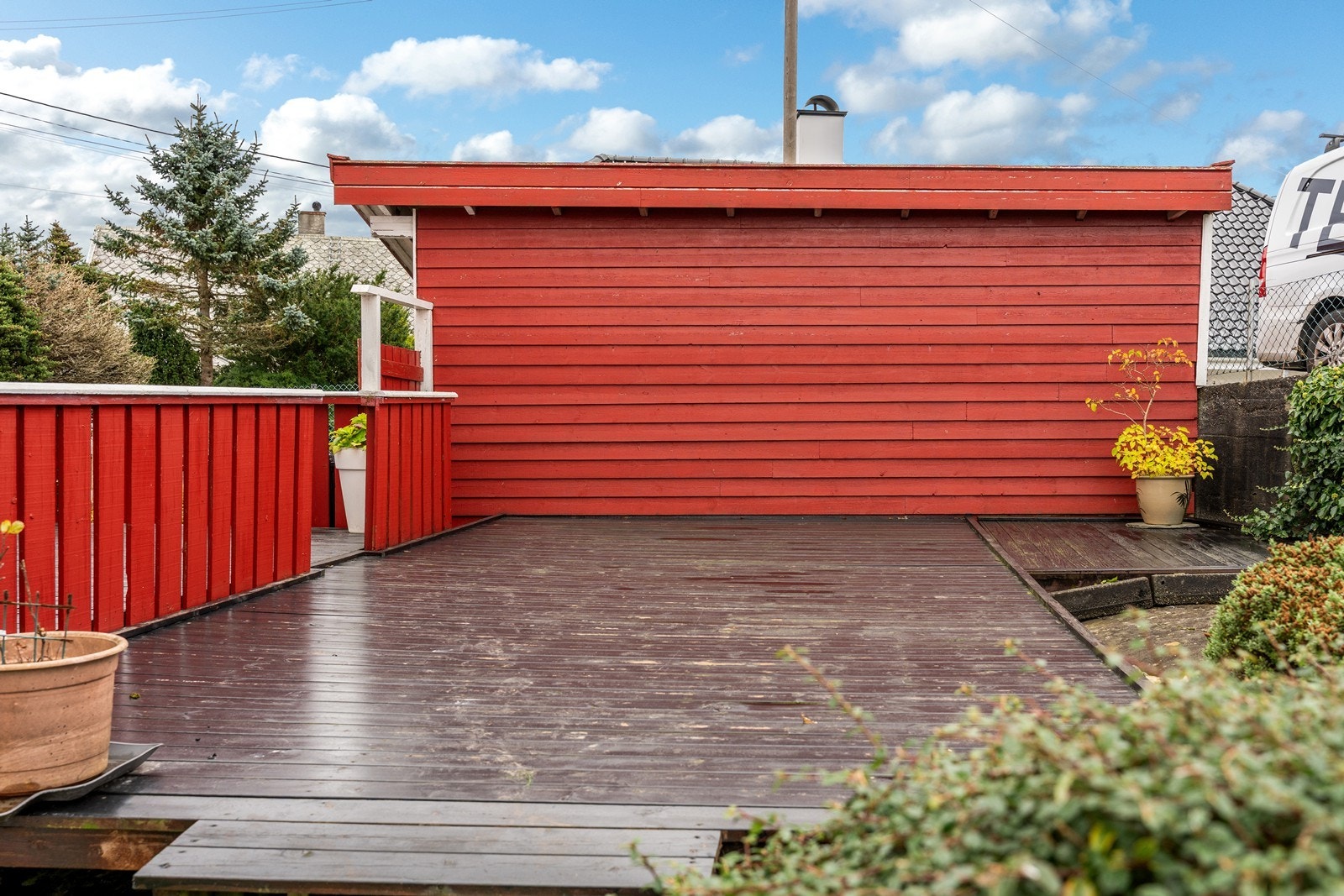 Stor terrasse Galleribilde