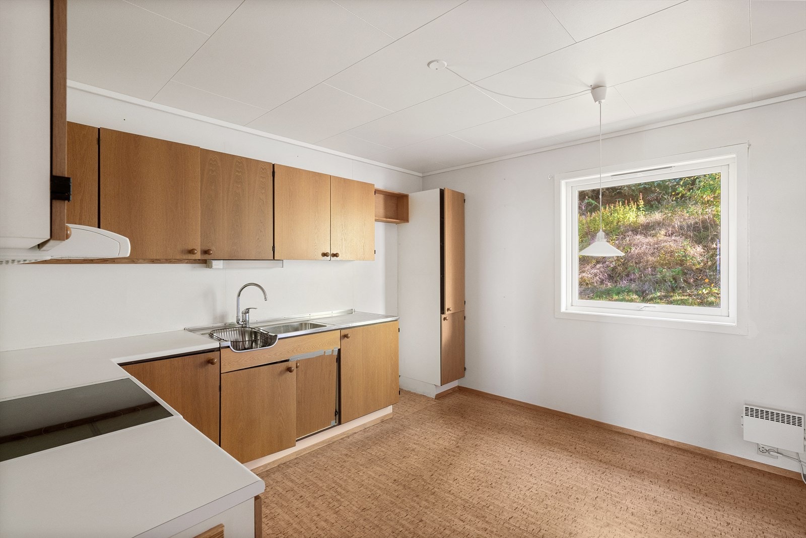 Her er det god plass for spisebord. Galleribilde