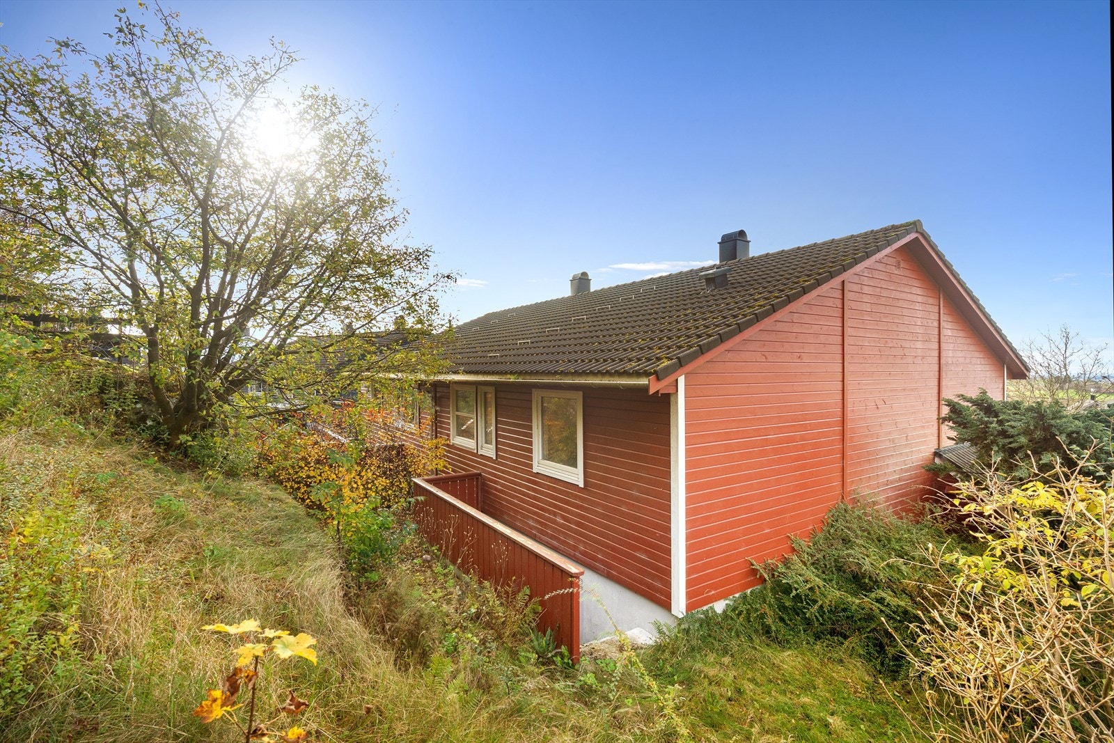 Bildet viser fasade fra baksiden. Galleribilde