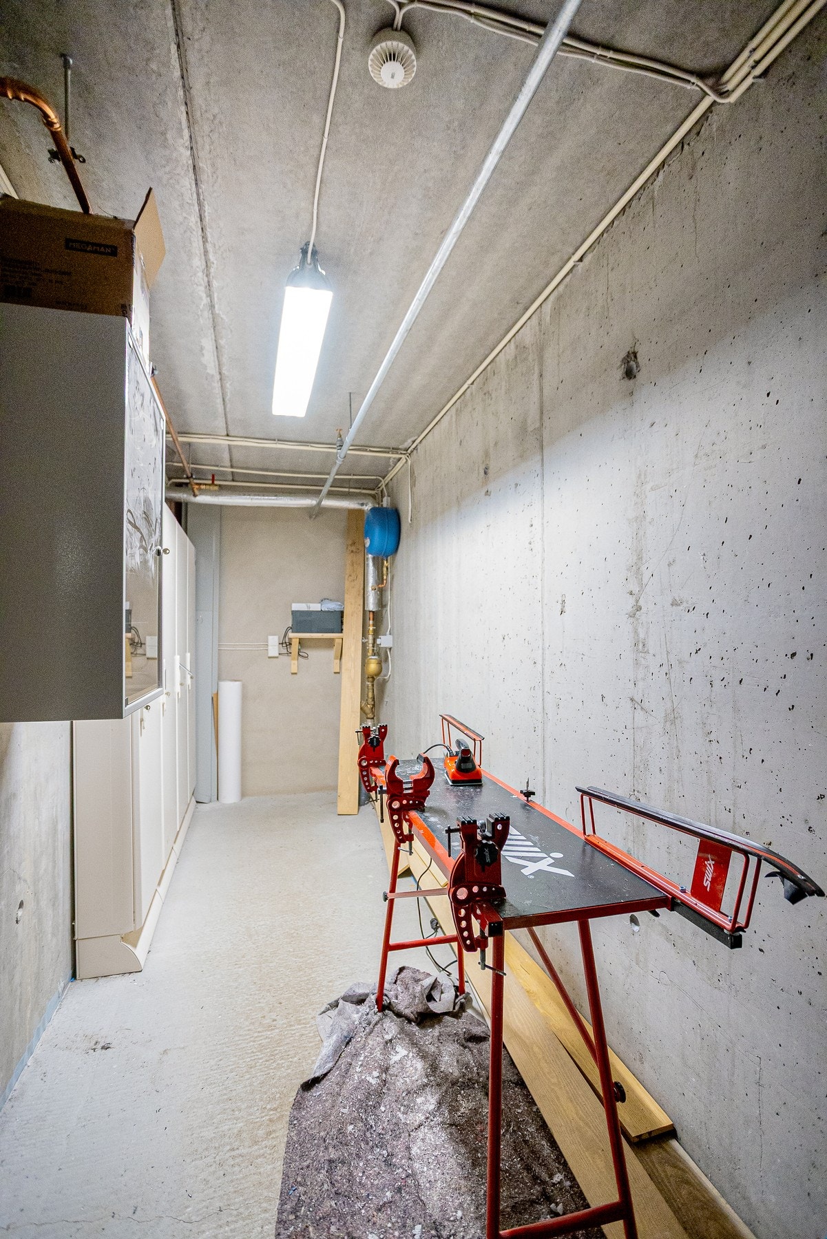 I tilknytningen til garasjeanlegget er det felles smørebod. Galleribilde