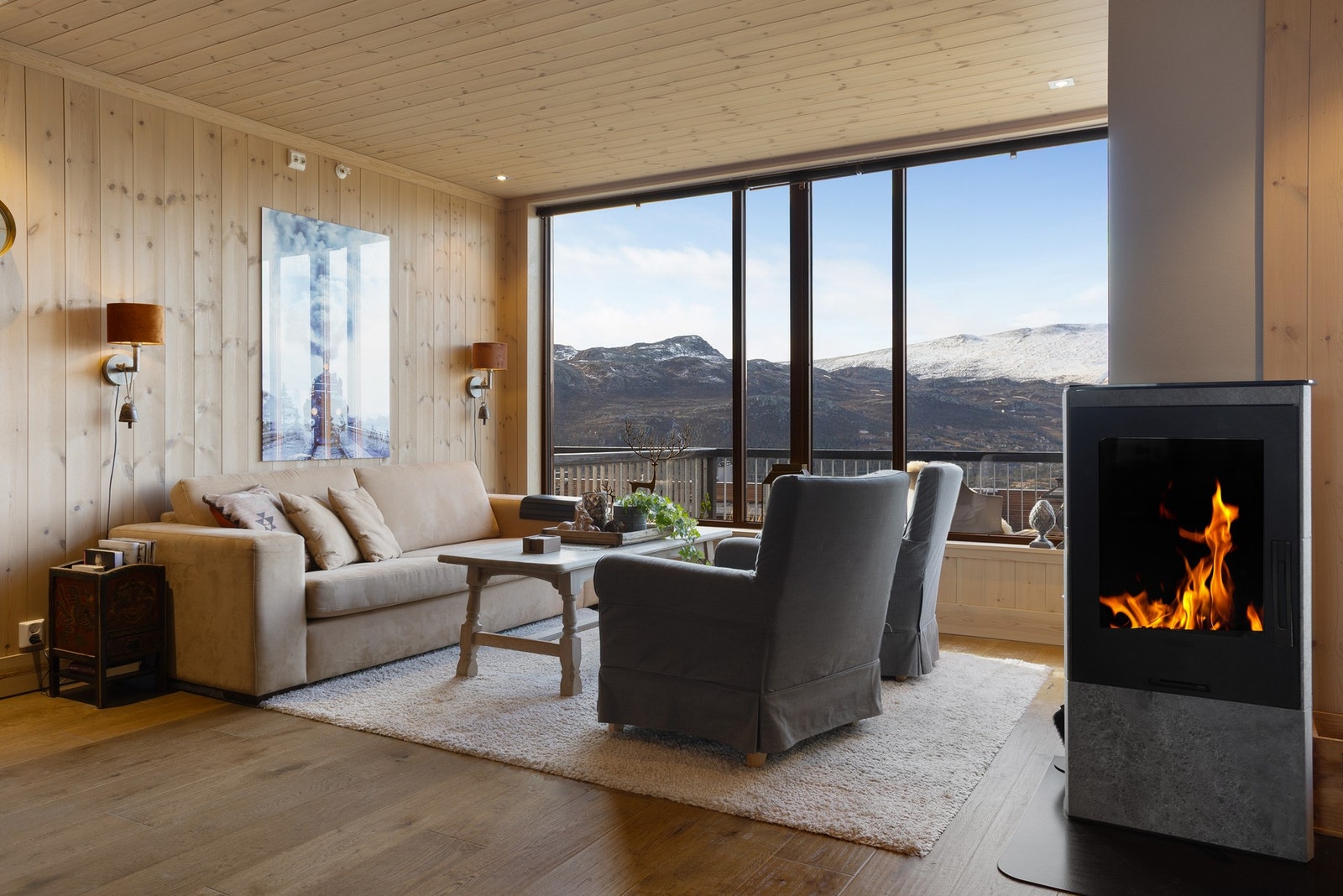 Nyt en lun og varm atmosfære og den fantastiske utsikten. Galleribilde