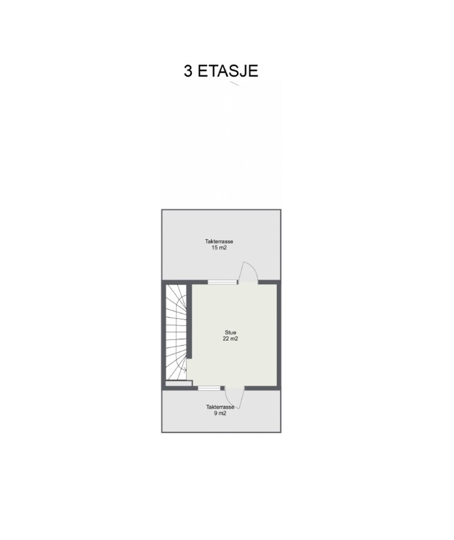 Planskisse 3.etasje. Galleribilde