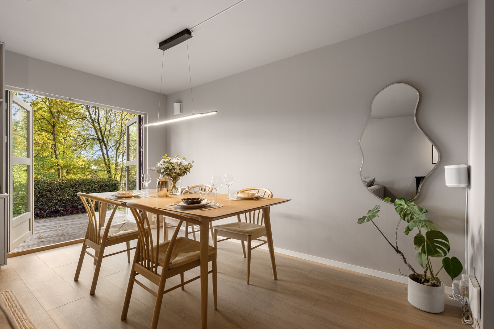 Det ble lagt nytt, pent laminatgulv i 2024 Galleribilde