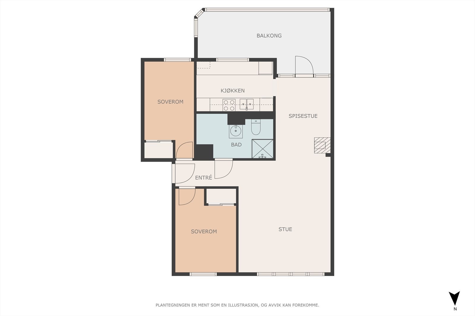 Plantegning Galleribilde