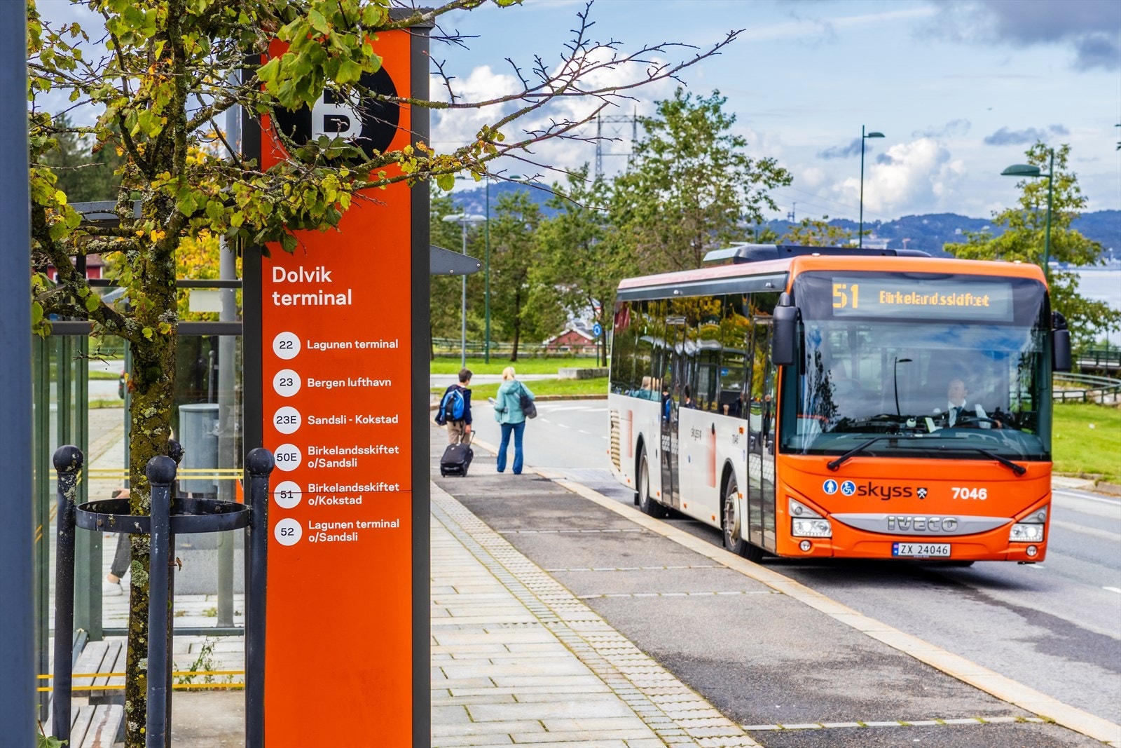 Nærmeste busstopp ligger 100 meter fra boligen | 10 minutter å gå til Dolvik terminal Galleribilde