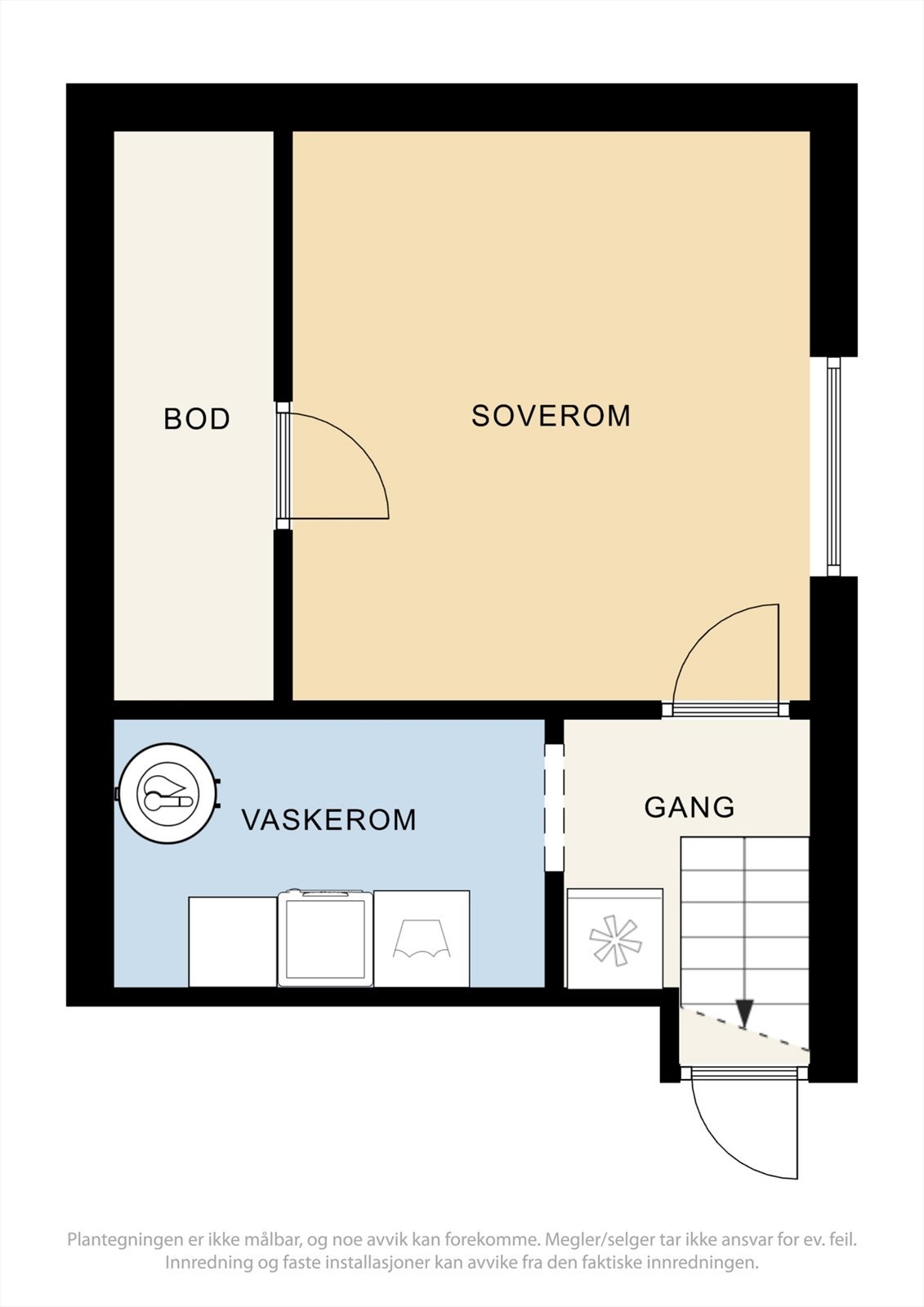 Plantegning kjeller Galleribilde