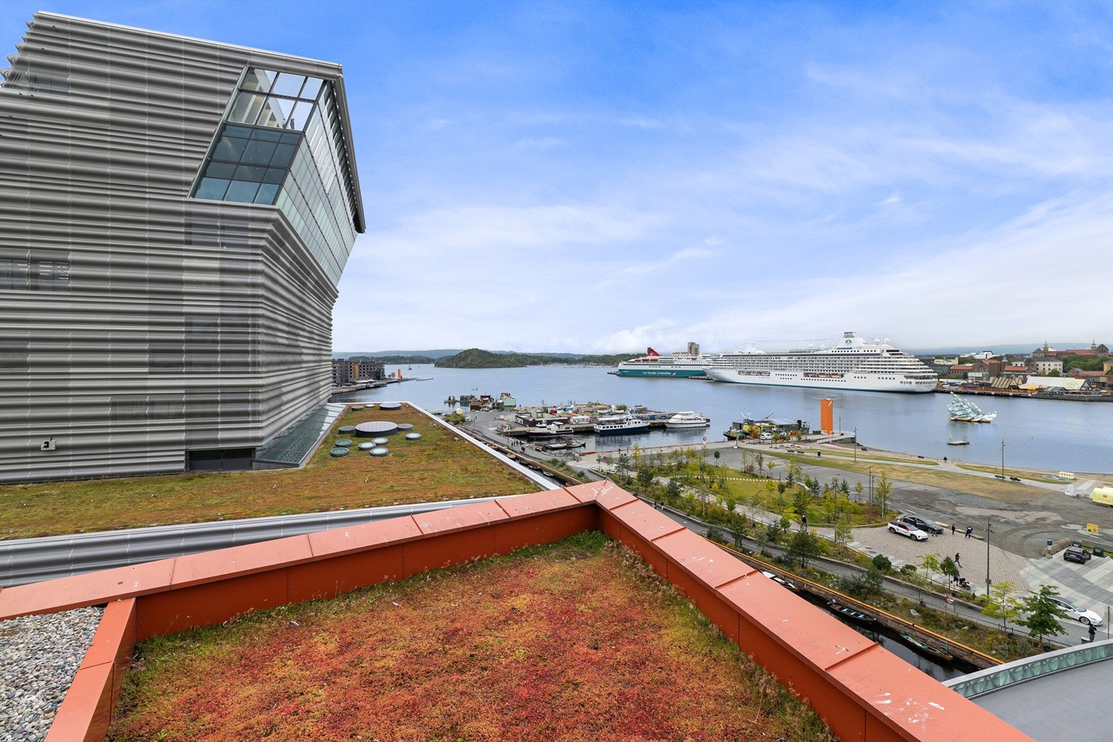 Takterrasse Munch Brygge Galleribilde
