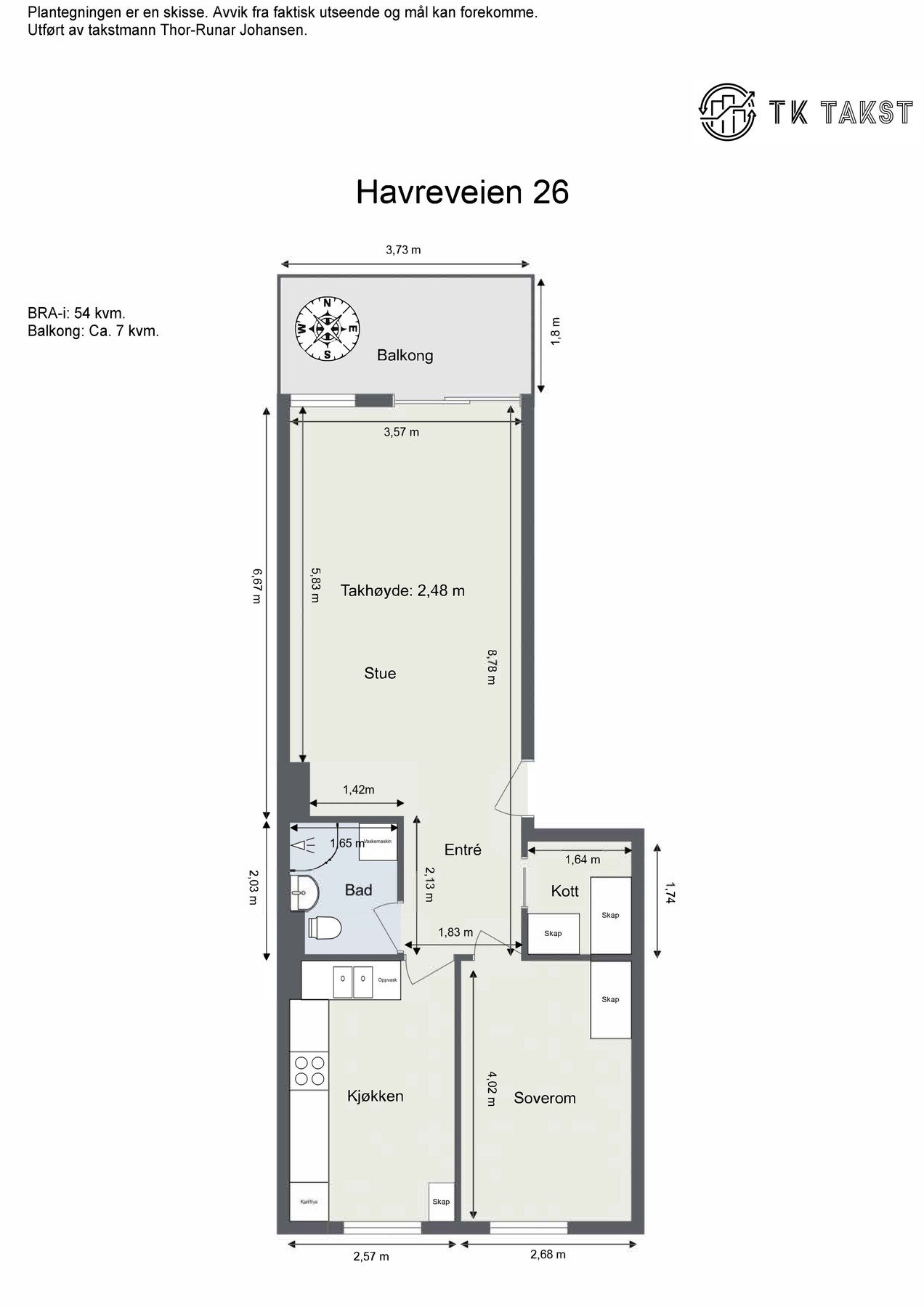 Plantegning Galleribilde