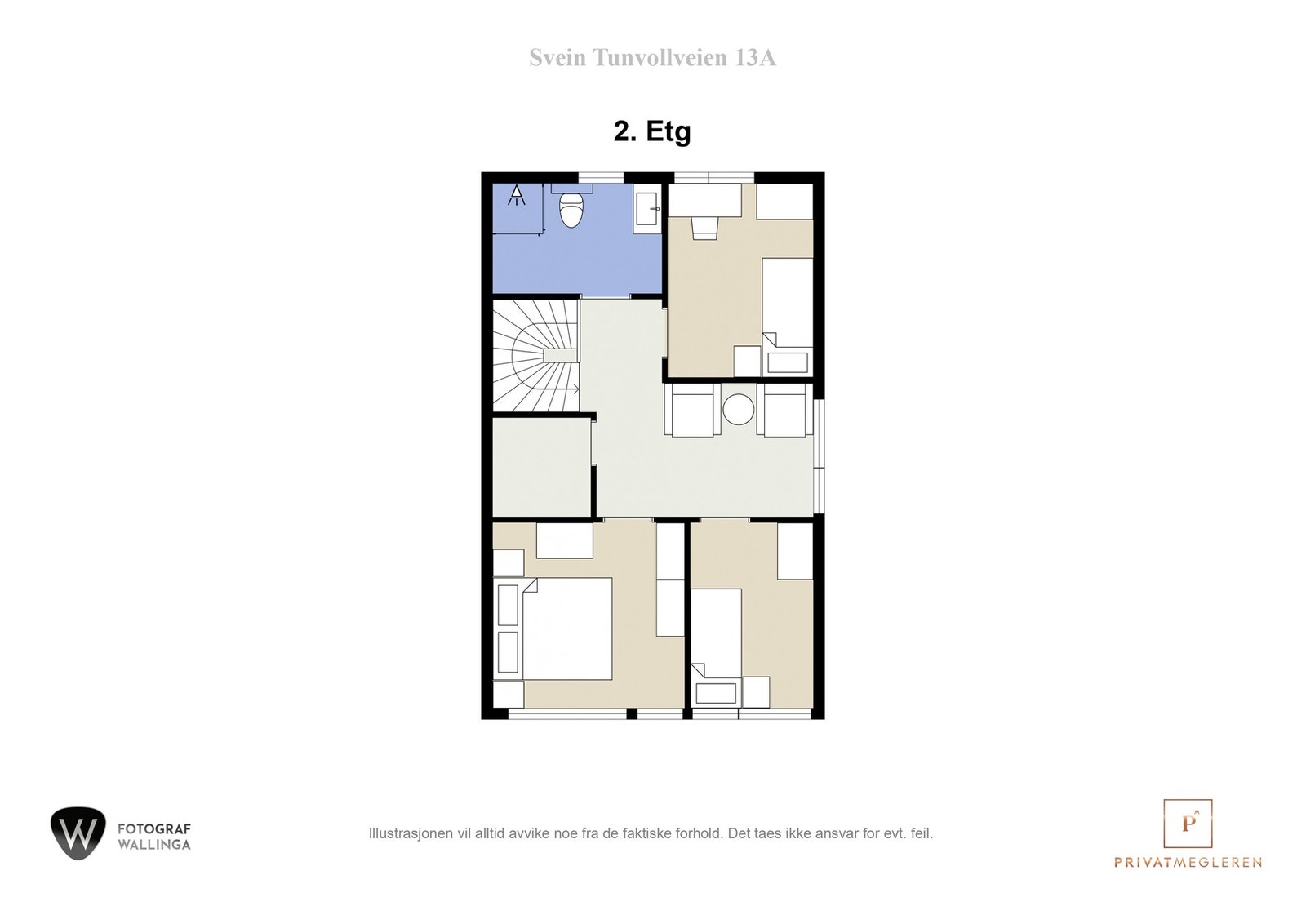 Plantegning 2. etasje Galleribilde