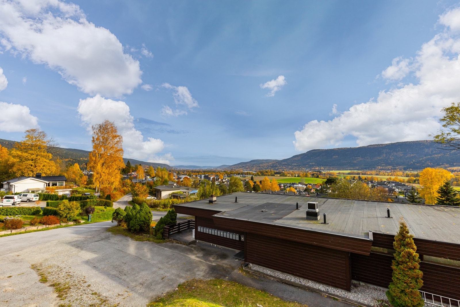 Det er vidstrakt utsikt. Galleribilde