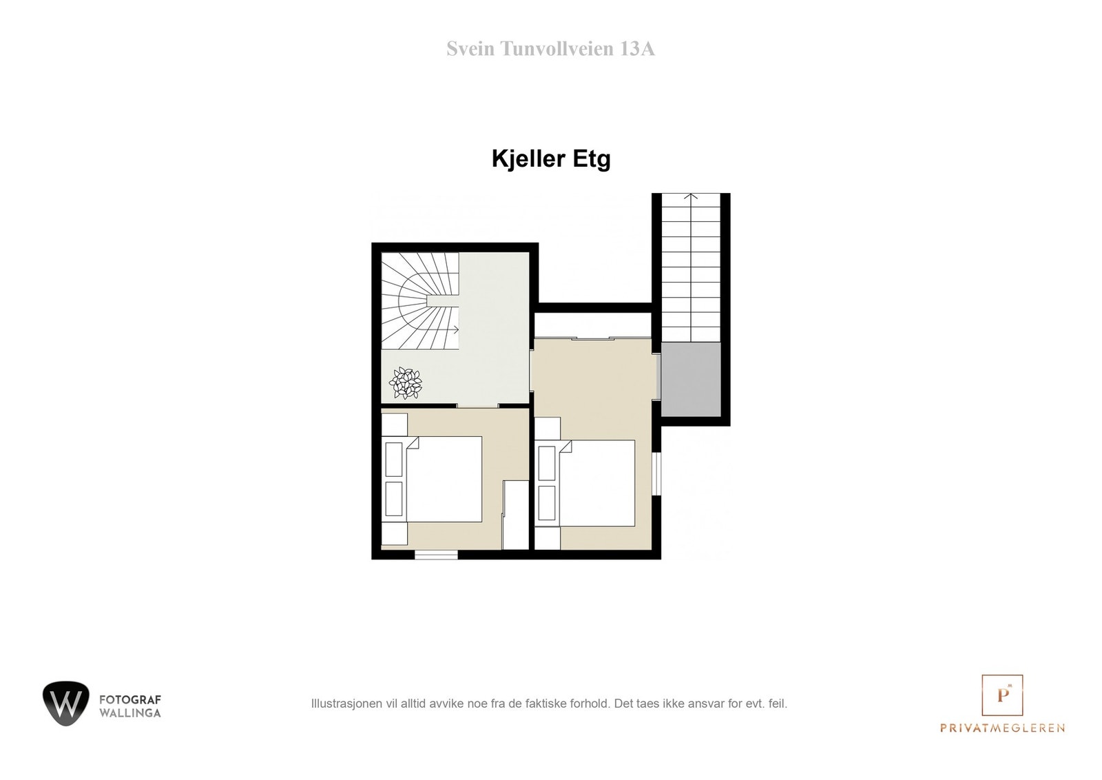 Plantegning kjeller Galleribilde