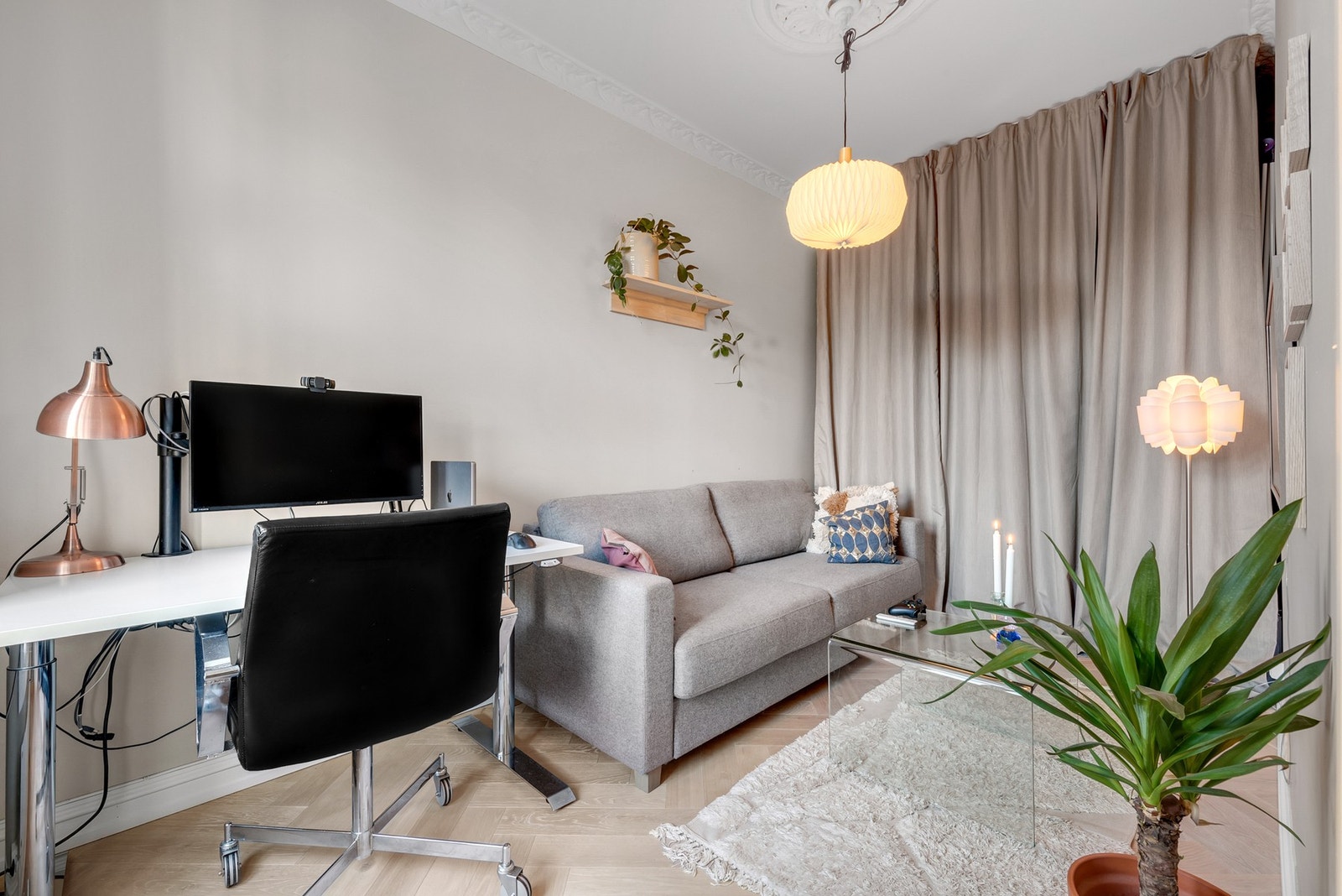 Perfekt som gjesterom, barnerom eller hjemmekontor. Galleribilde