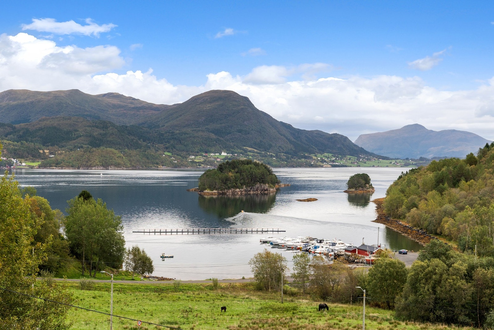 Idyllisk utsikt Galleribilde