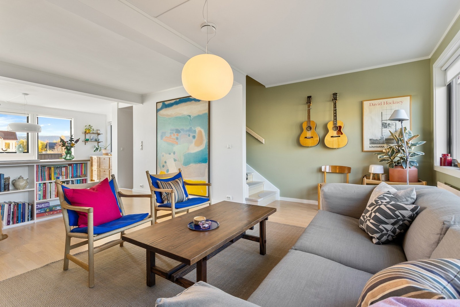 Boligen har balansert ventilasjon som gir et godt inneklima og bomiljø. Galleribilde