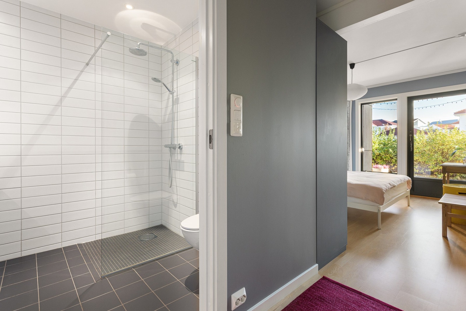 Mellom rommene finner vi det andre soverommet. Galleribilde