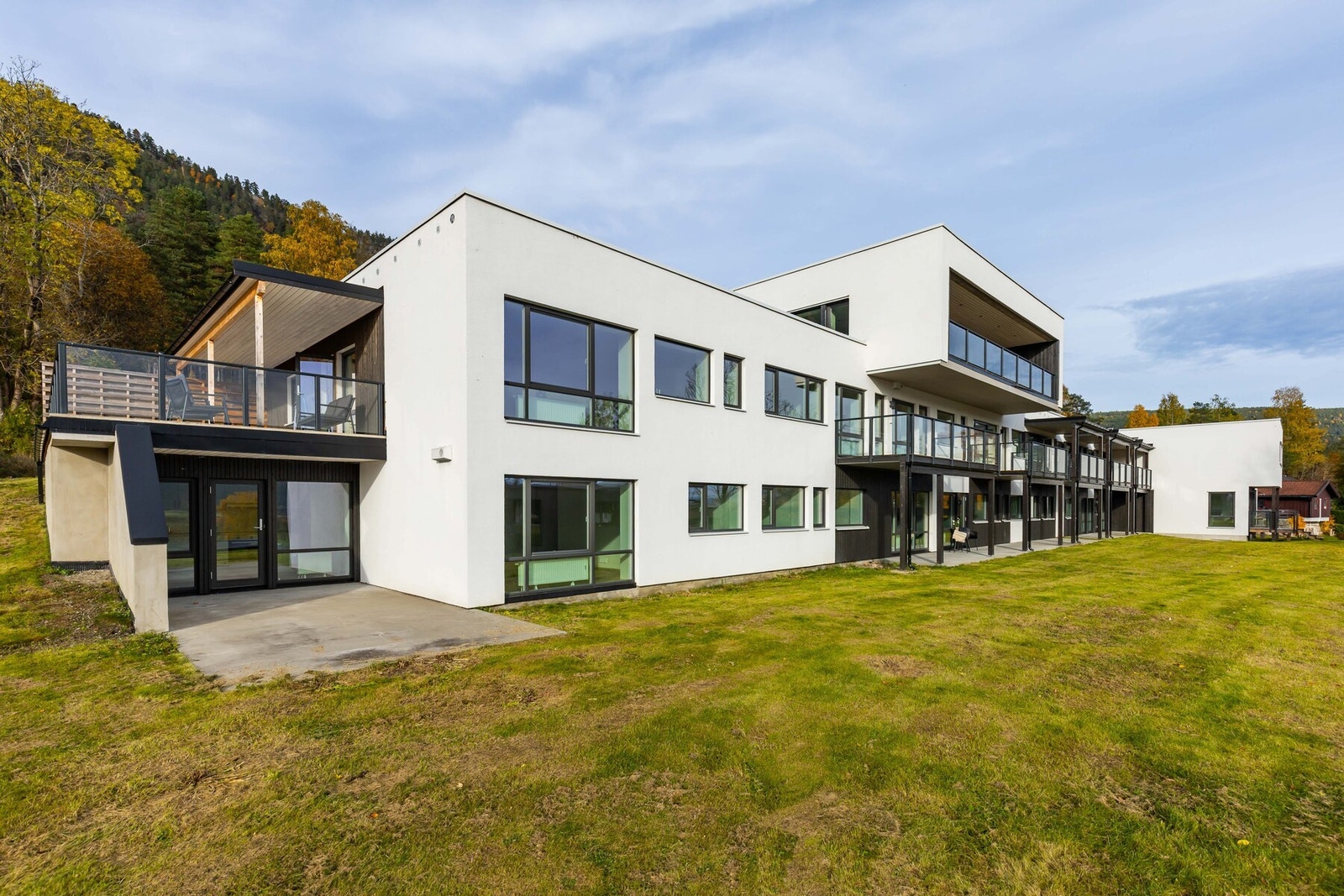 Sameiet har grøntareal som fellesområde. Galleribilde