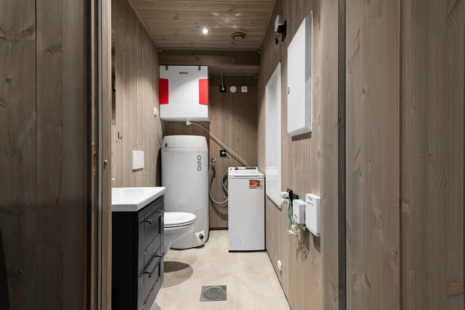 Toalett/ teknisk rom. Galleribilde