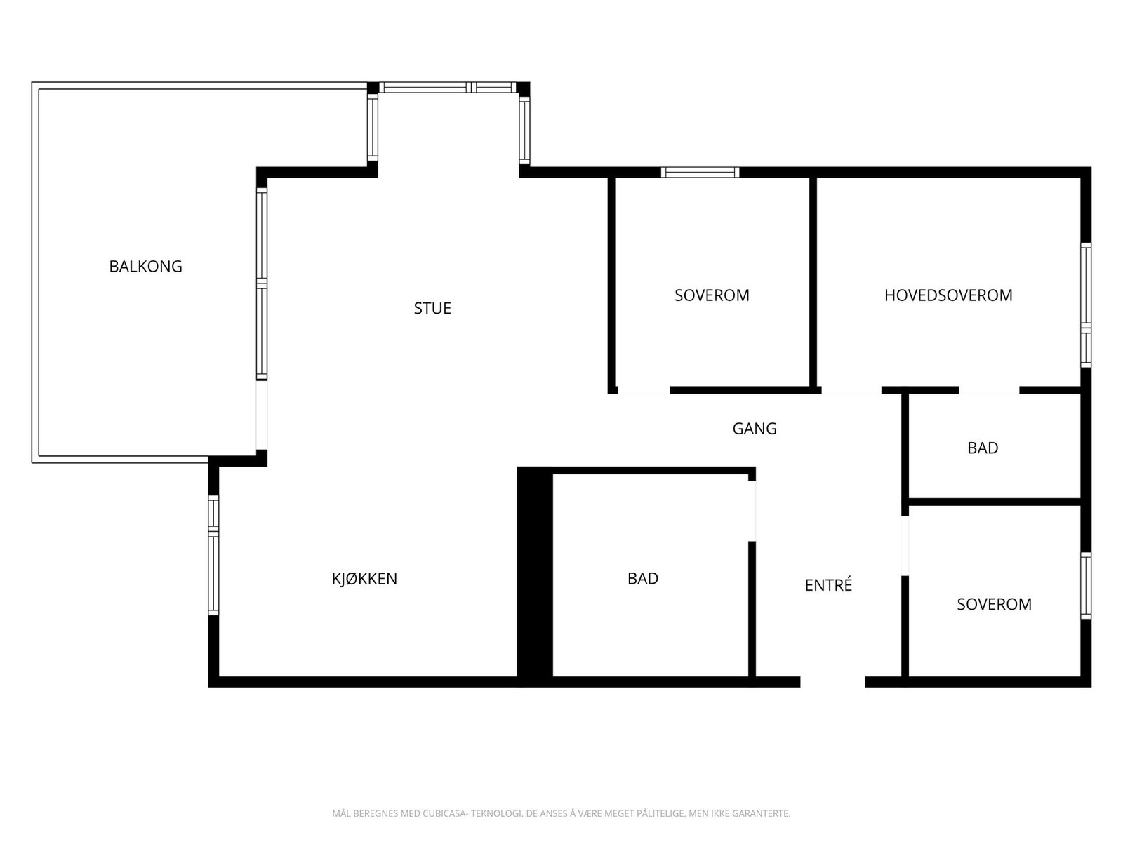 Plantegning Galleribilde