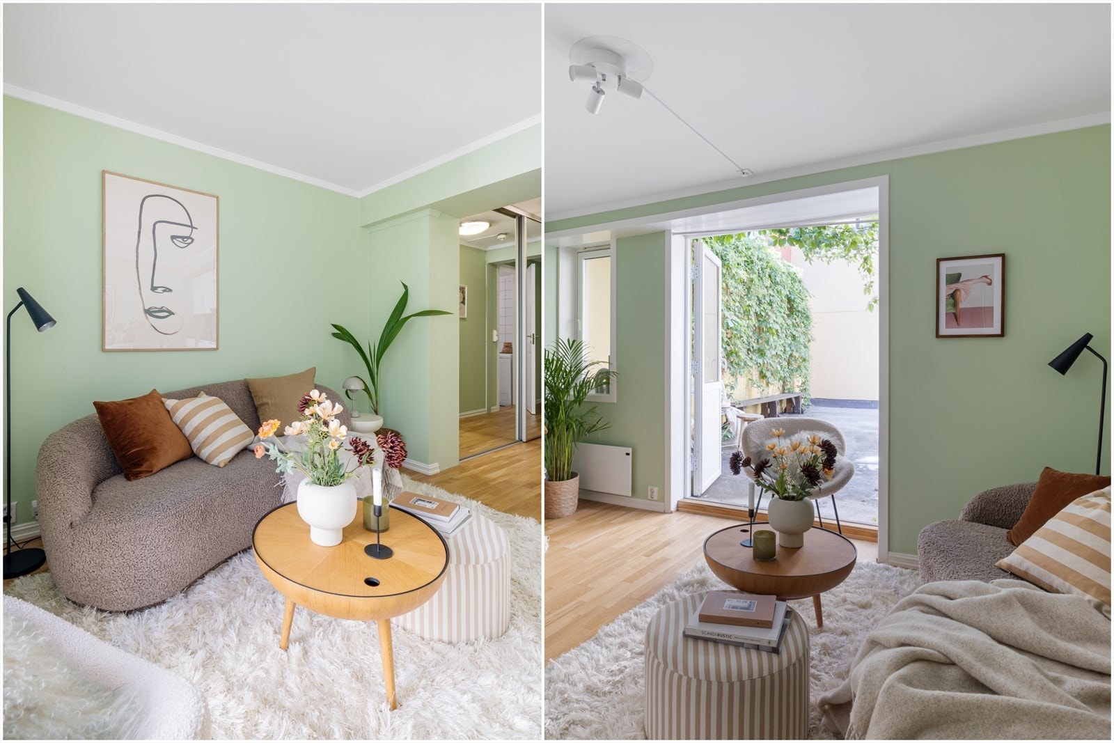 Leilighetens overflater og tak er nymalt i 2024. Galleribilde