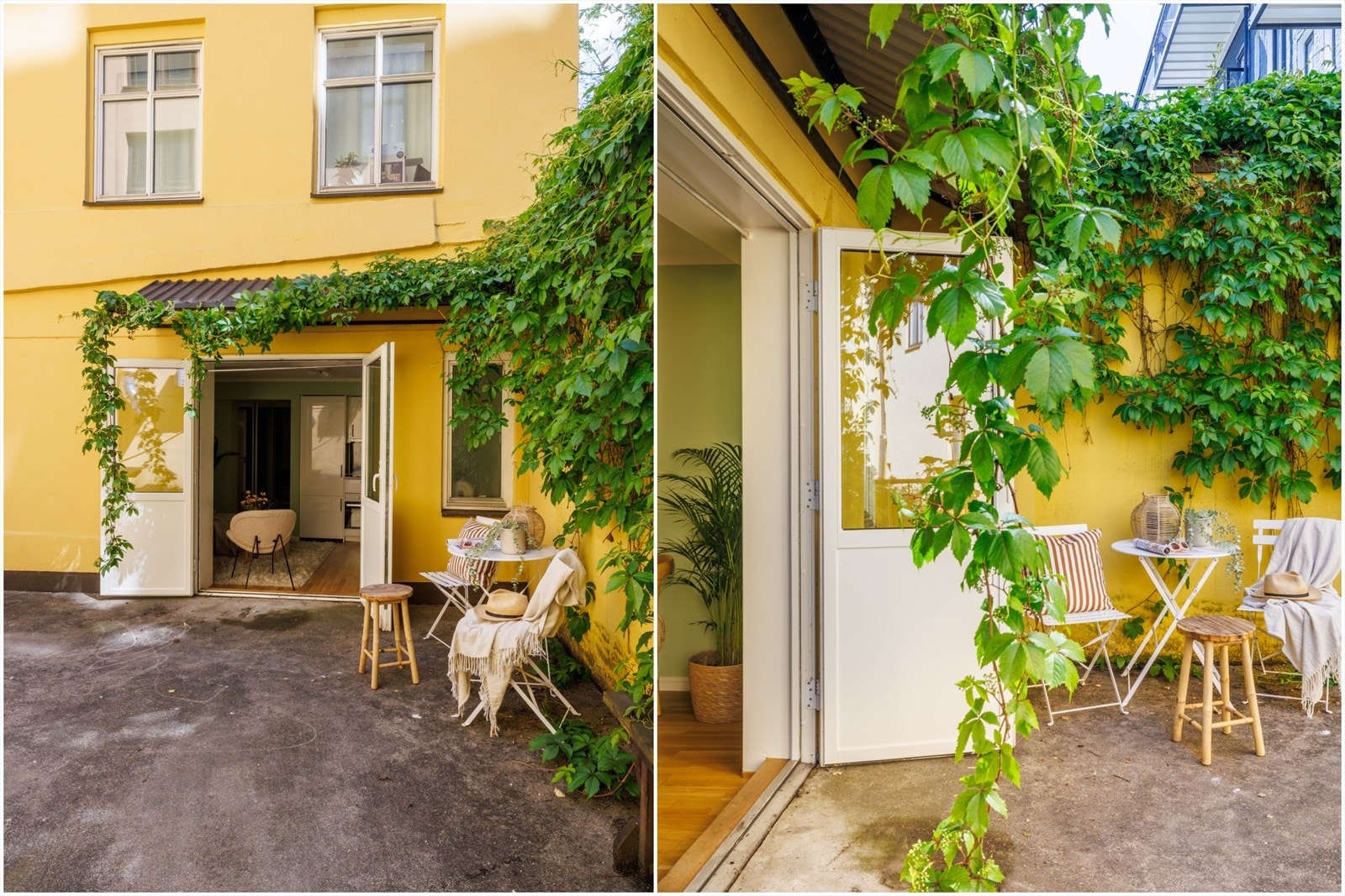 Uteplass - terrassen ansees som fellesarealer for sameiet. Varme sommerdagen kan absolutt nytes her ute i bakgården! Galleribilde