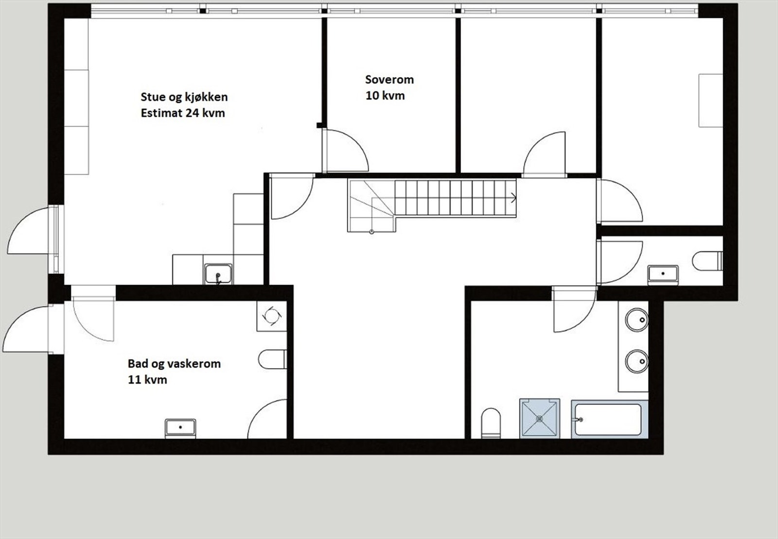 Mulig hybel på ca. 45 kvm. Galleribilde