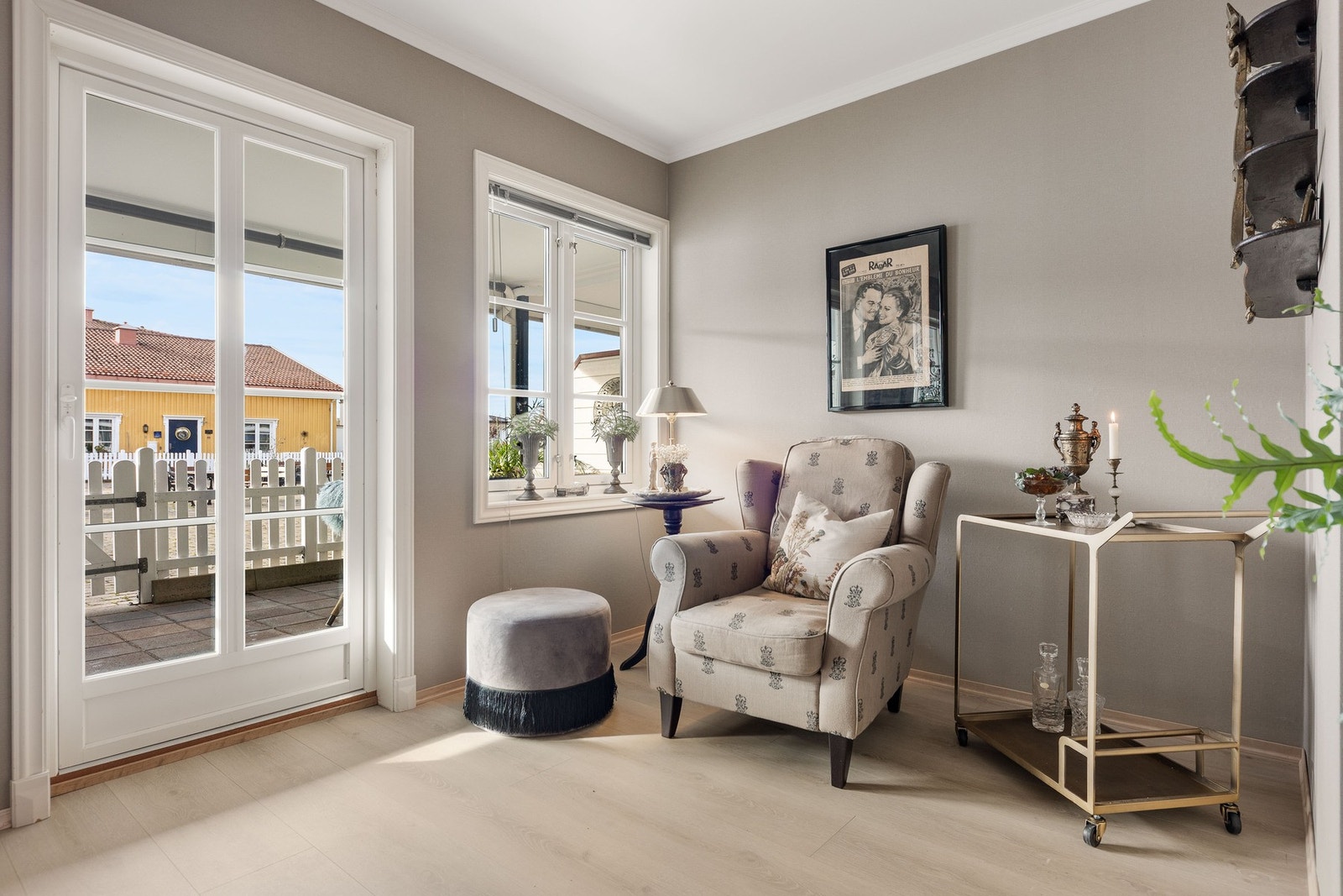 Det er meget god møbleringsfrihet, så her kan man enkelt innrede med flere sittegrupper. Galleribilde