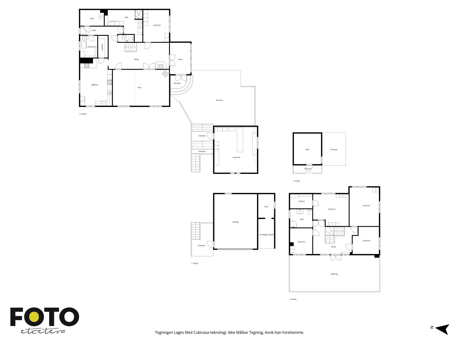 Veiledende plantegning - Ikke målbar Galleribilde