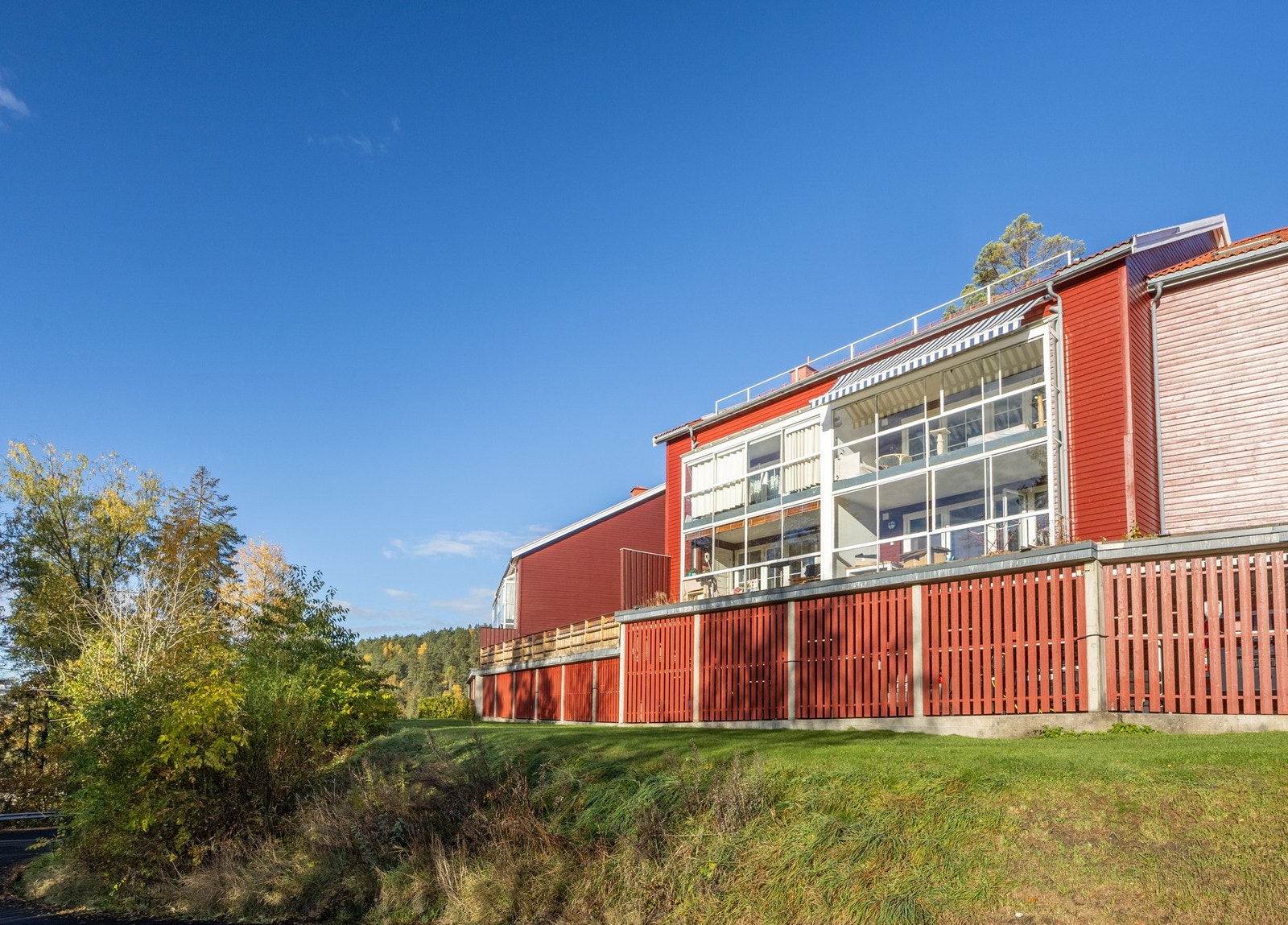 Her bor du rolig og usjenert i et skjermet område. Galleribilde