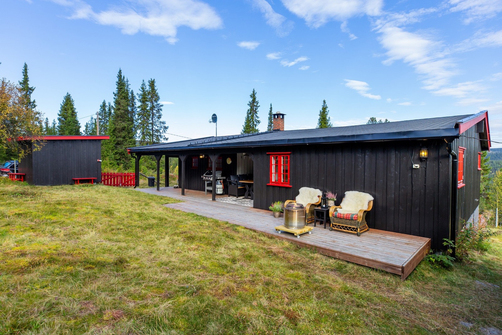 Usjenert beliggenhet gjør det enkelt å finne roen Galleribilde